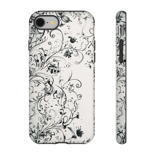 Floral Vine Tough Phone Case