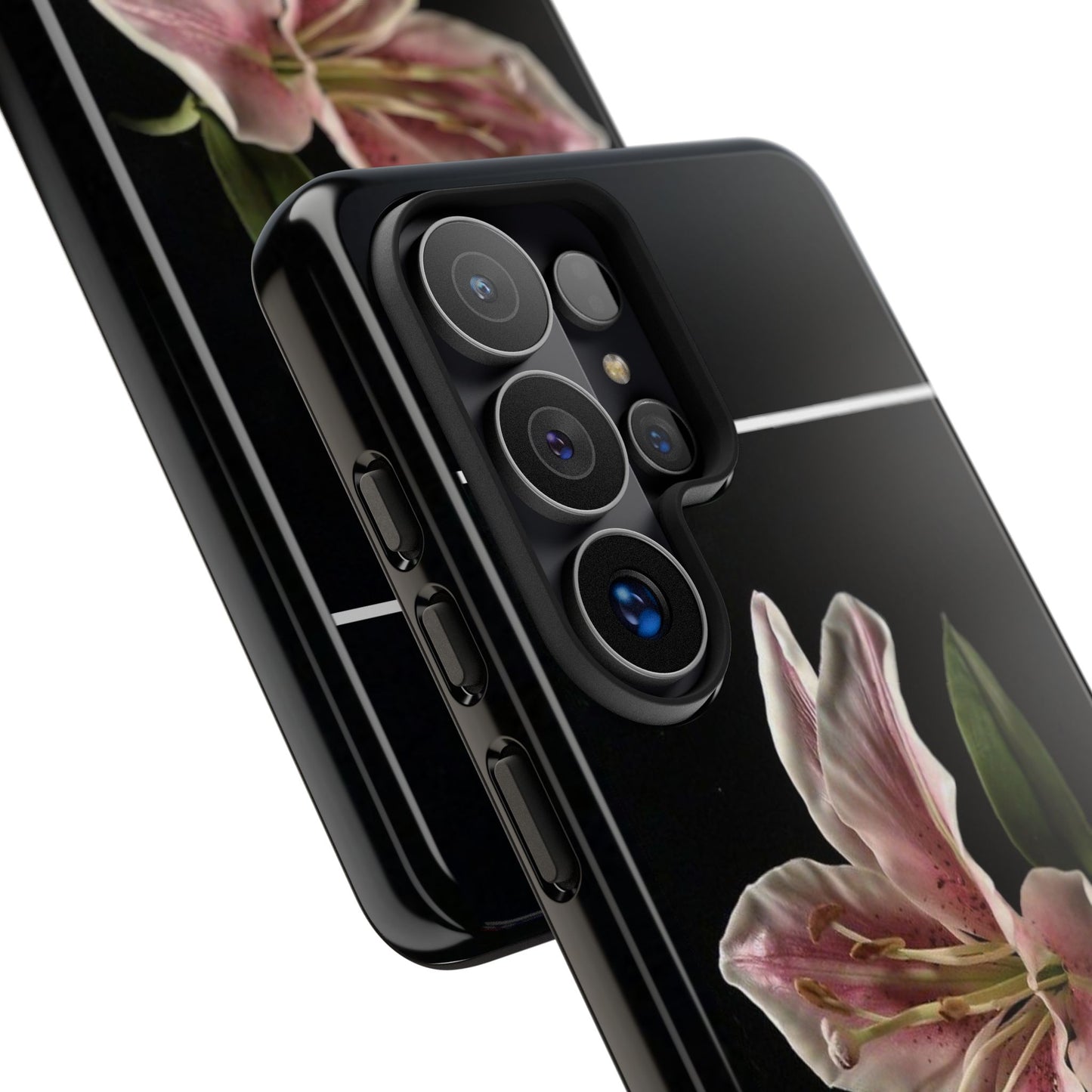 Pink Lily Tough Phone Case — Slim Protective Floral iPhone Cover