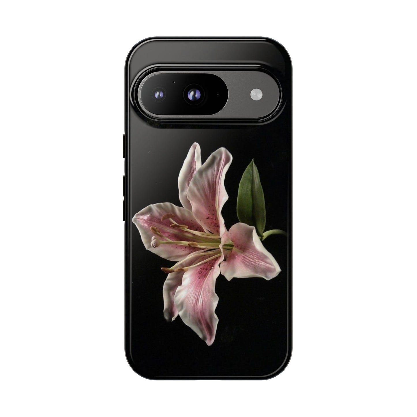 Pink Lily Tough Phone Case — Slim Protective Floral iPhone Cover
