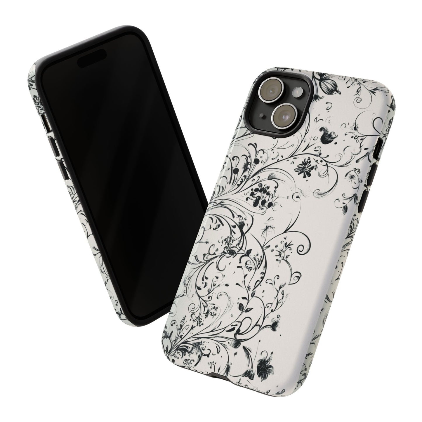 Floral Vine Tough Phone Case
