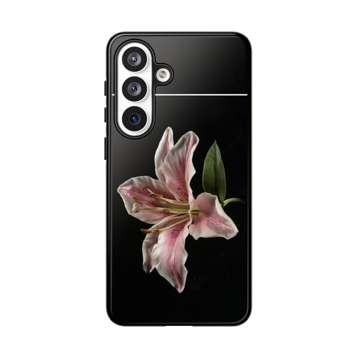 Pink Lily Tough Phone Case — Slim Protective Floral iPhone Cover