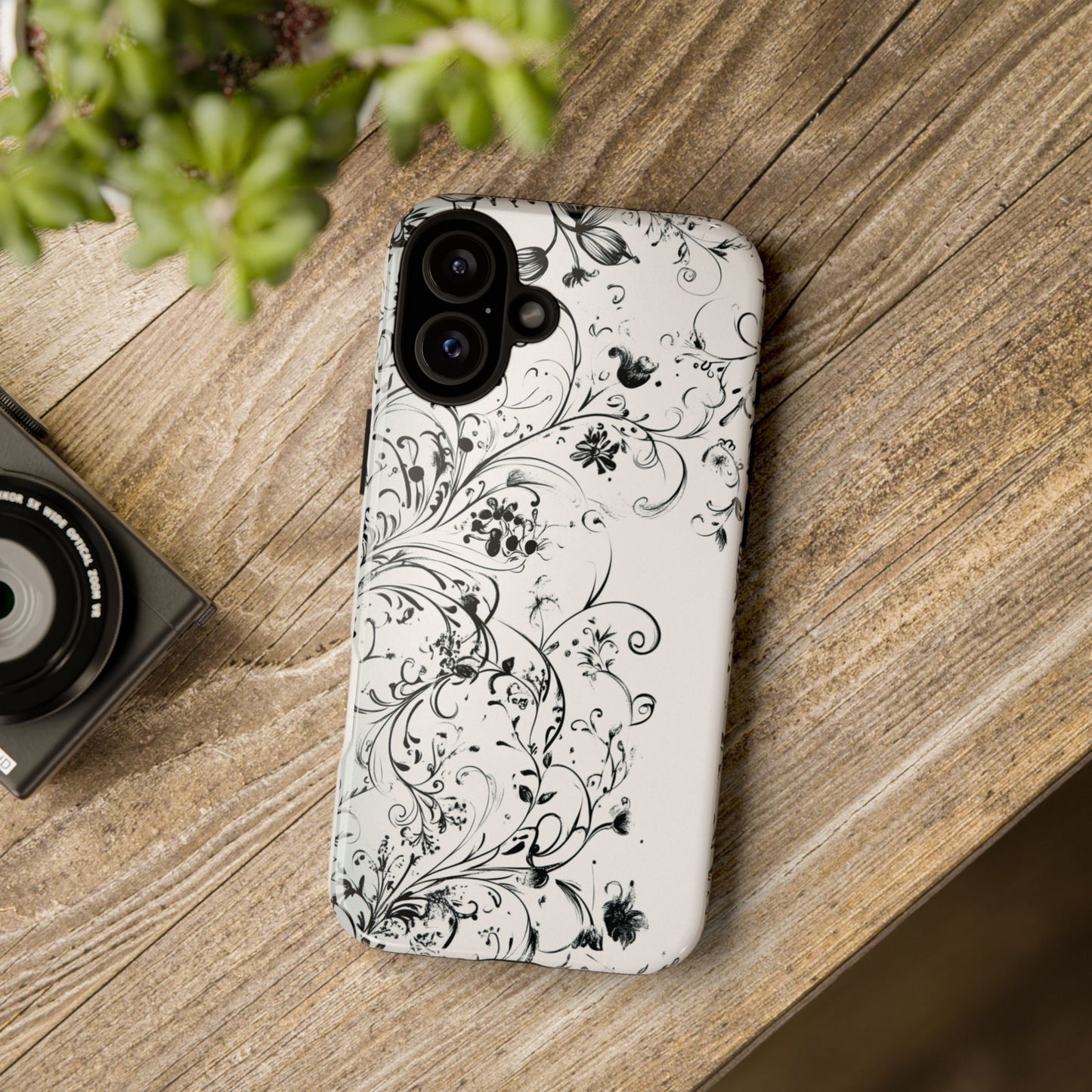 Floral Vine Tough Phone Case