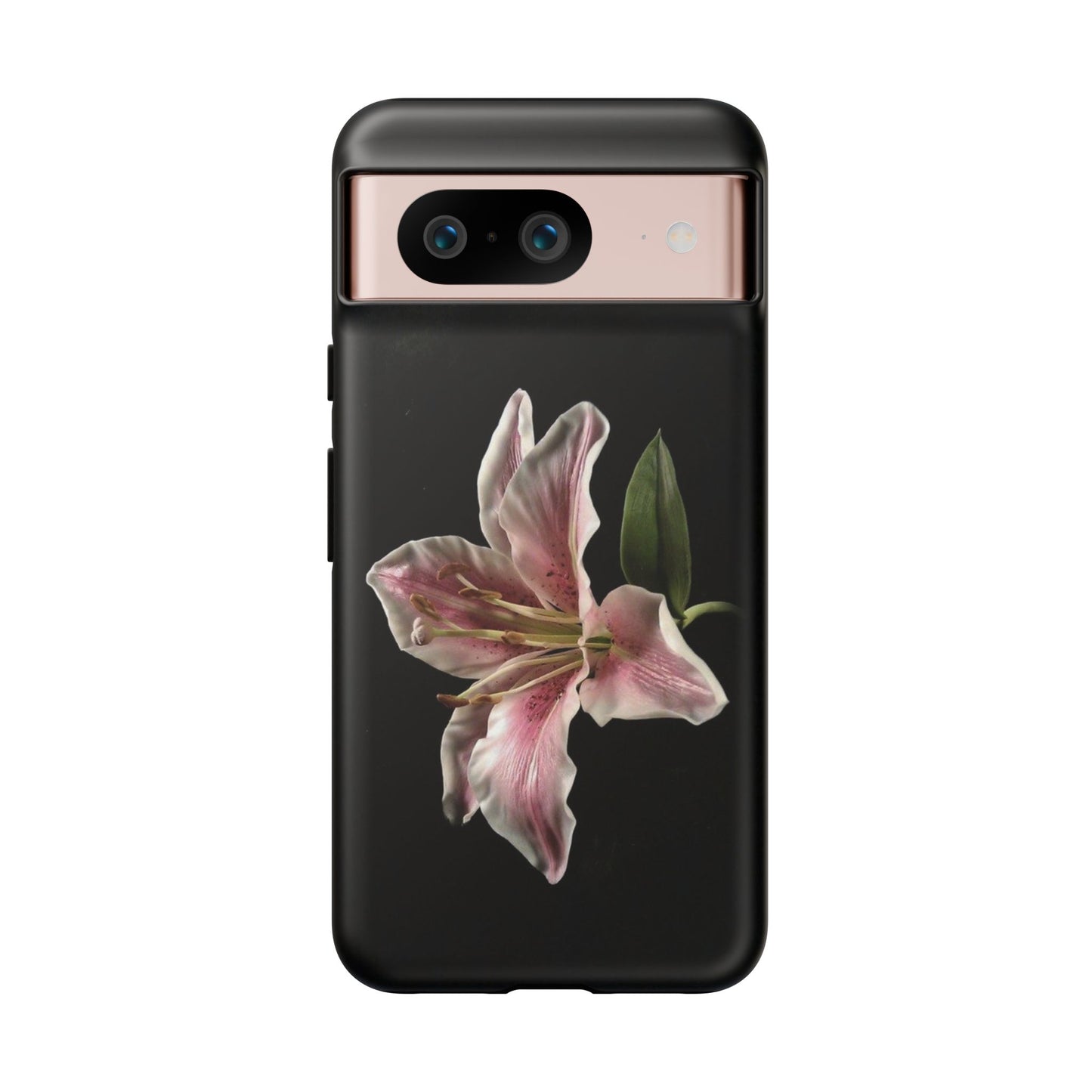 Pink Lily Tough Phone Case — Slim Protective Floral iPhone Cover