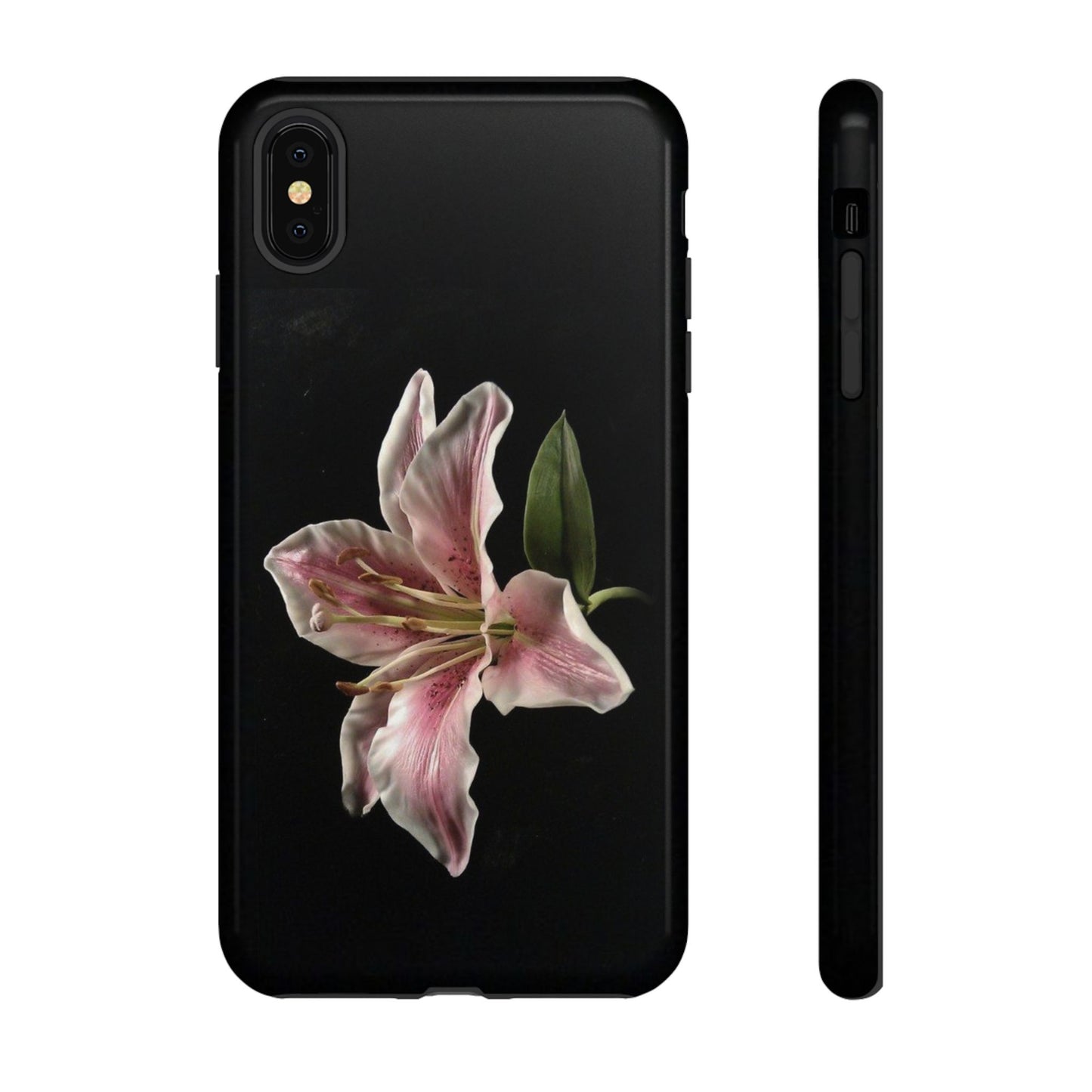 Pink Lily Tough Phone Case — Slim Protective Floral iPhone Cover
