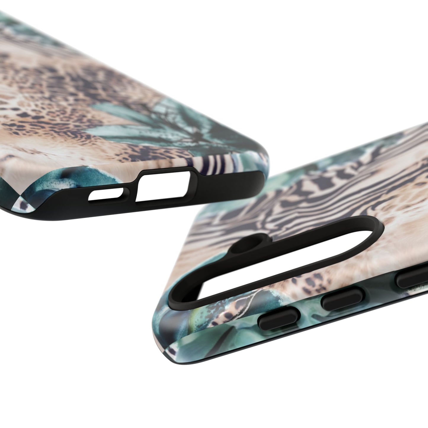 Tough Cases - Tropical Leopard & Zebra Phone Case