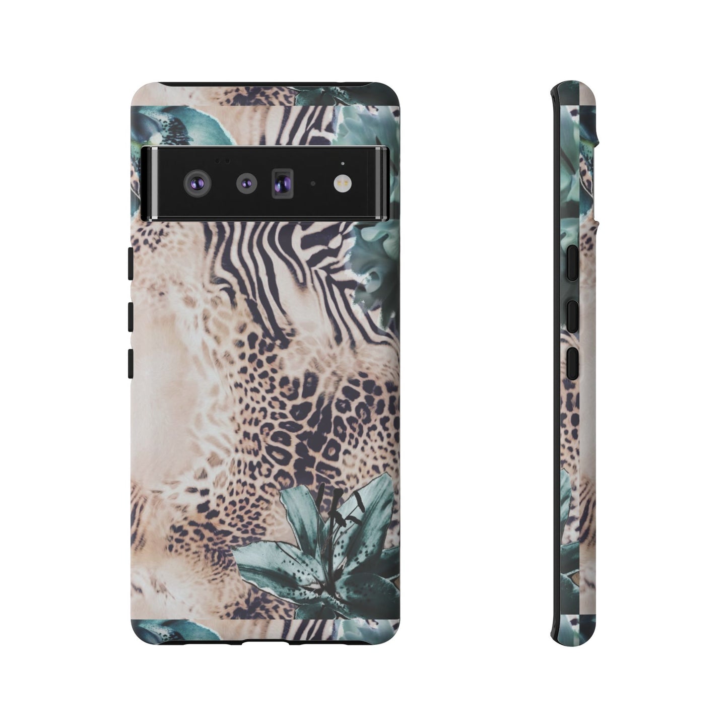 Tough Cases - Tropical Leopard & Zebra Phone Case