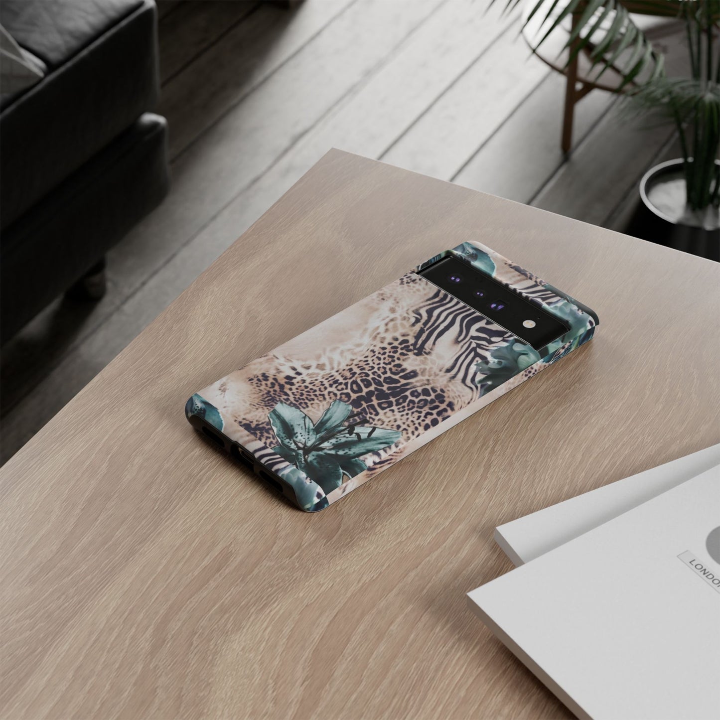 Tough Cases - Tropical Leopard & Zebra Phone Case