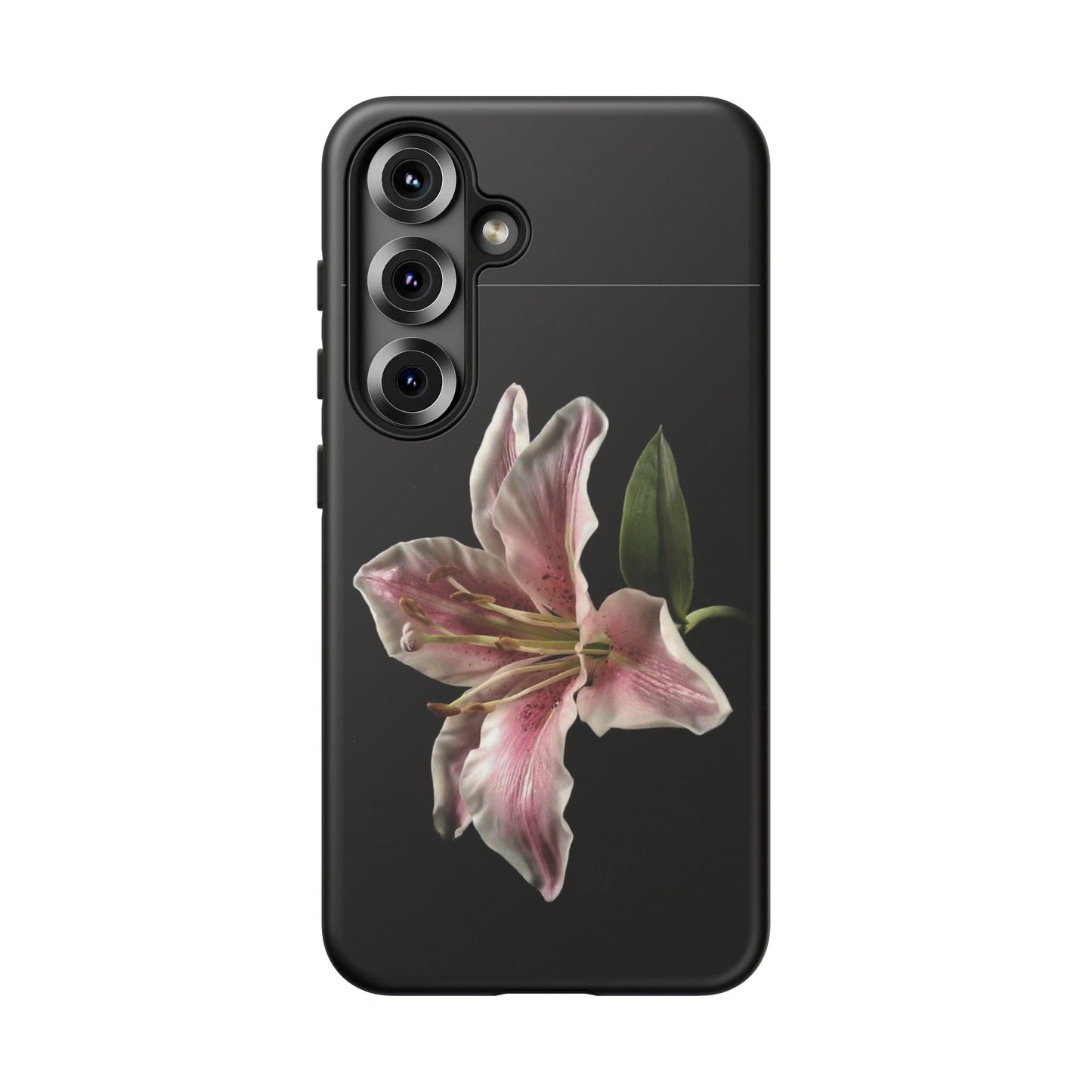 Pink Lily Tough Phone Case — Slim Protective Floral iPhone Cover