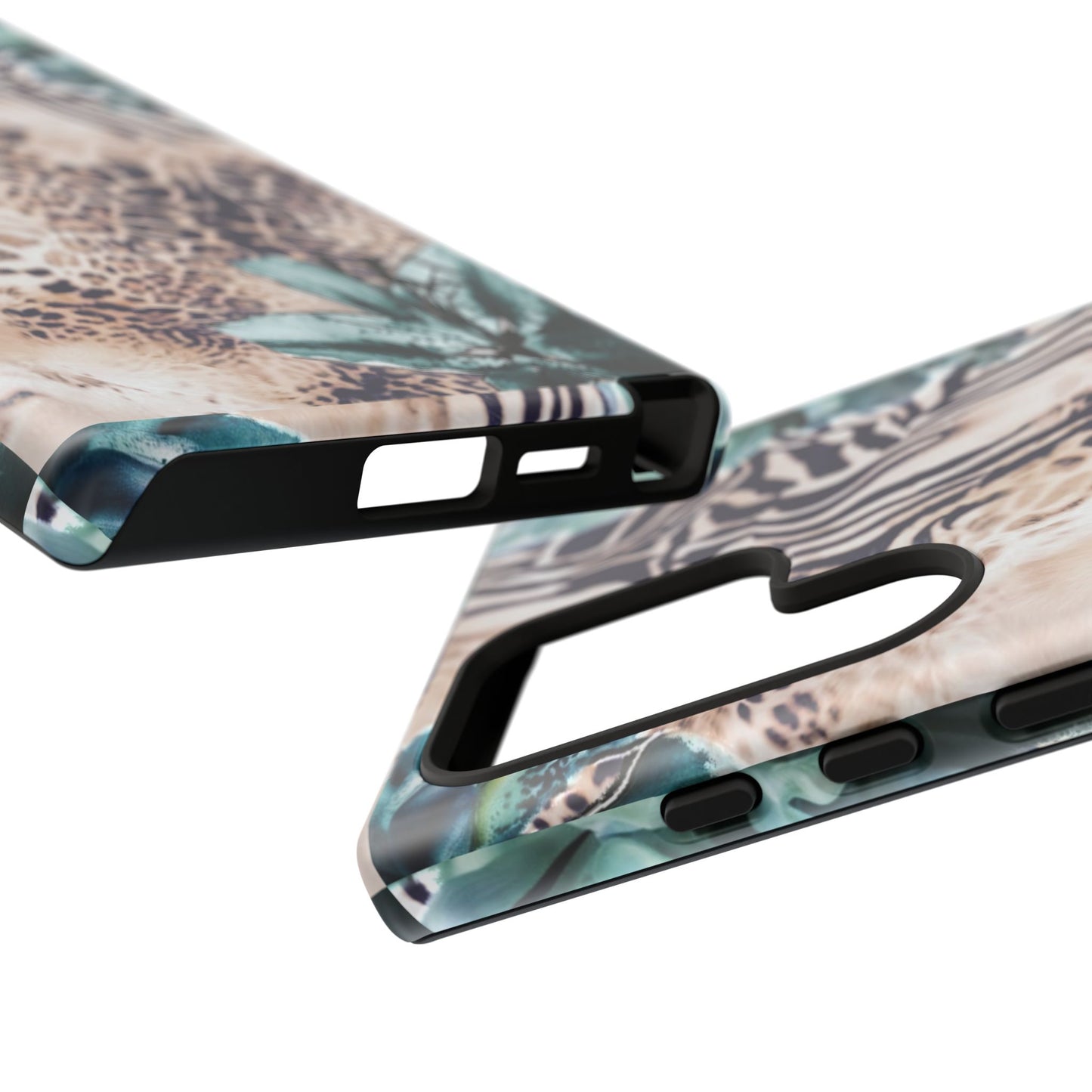 Tough Cases - Tropical Leopard & Zebra Phone Case