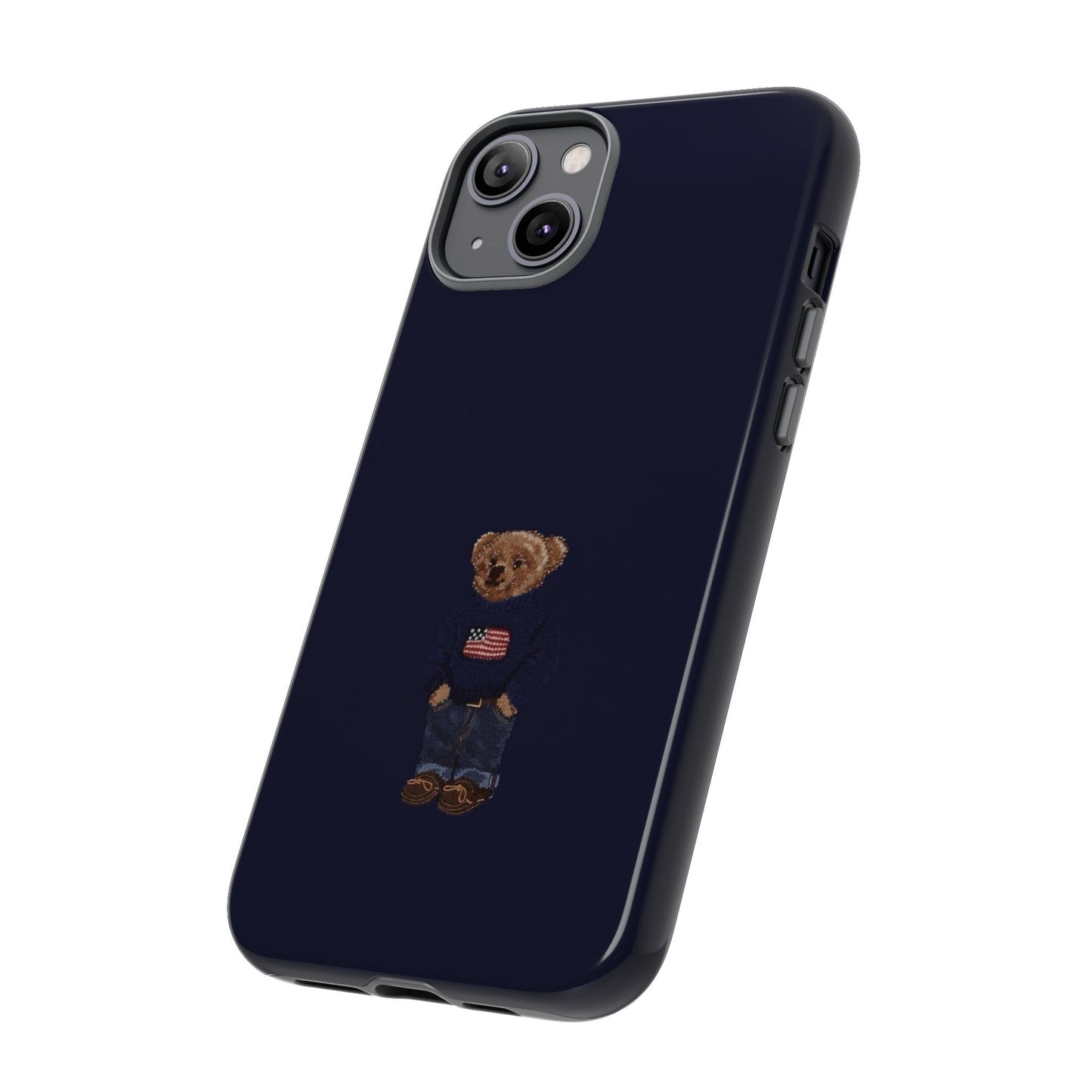 Patriotic Polo Bear Phone Case — Slim Tough Protective iPhone Cover