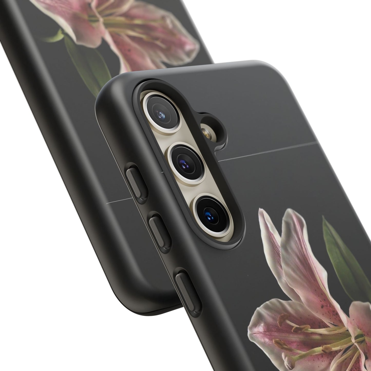 Pink Lily Tough Phone Case — Slim Protective Floral iPhone Cover