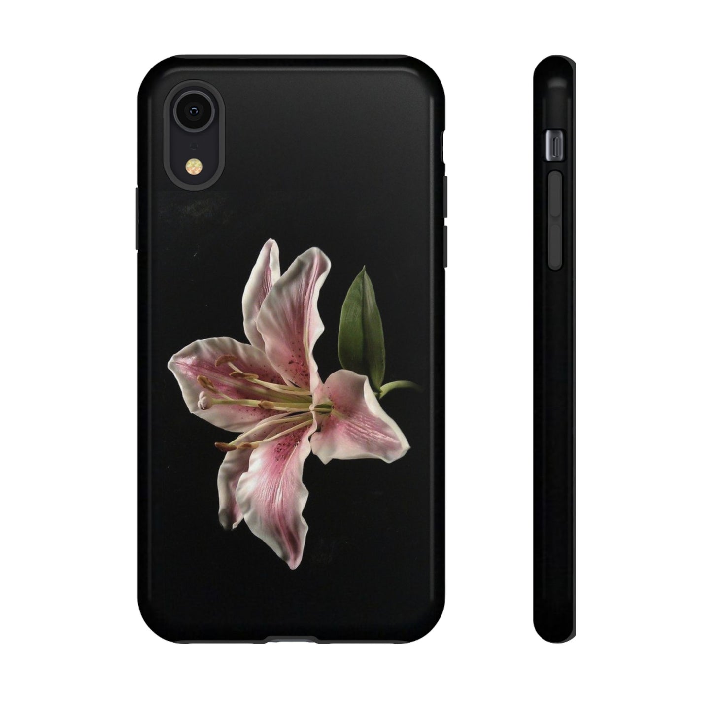 Pink Lily Tough Phone Case — Slim Protective Floral iPhone Cover