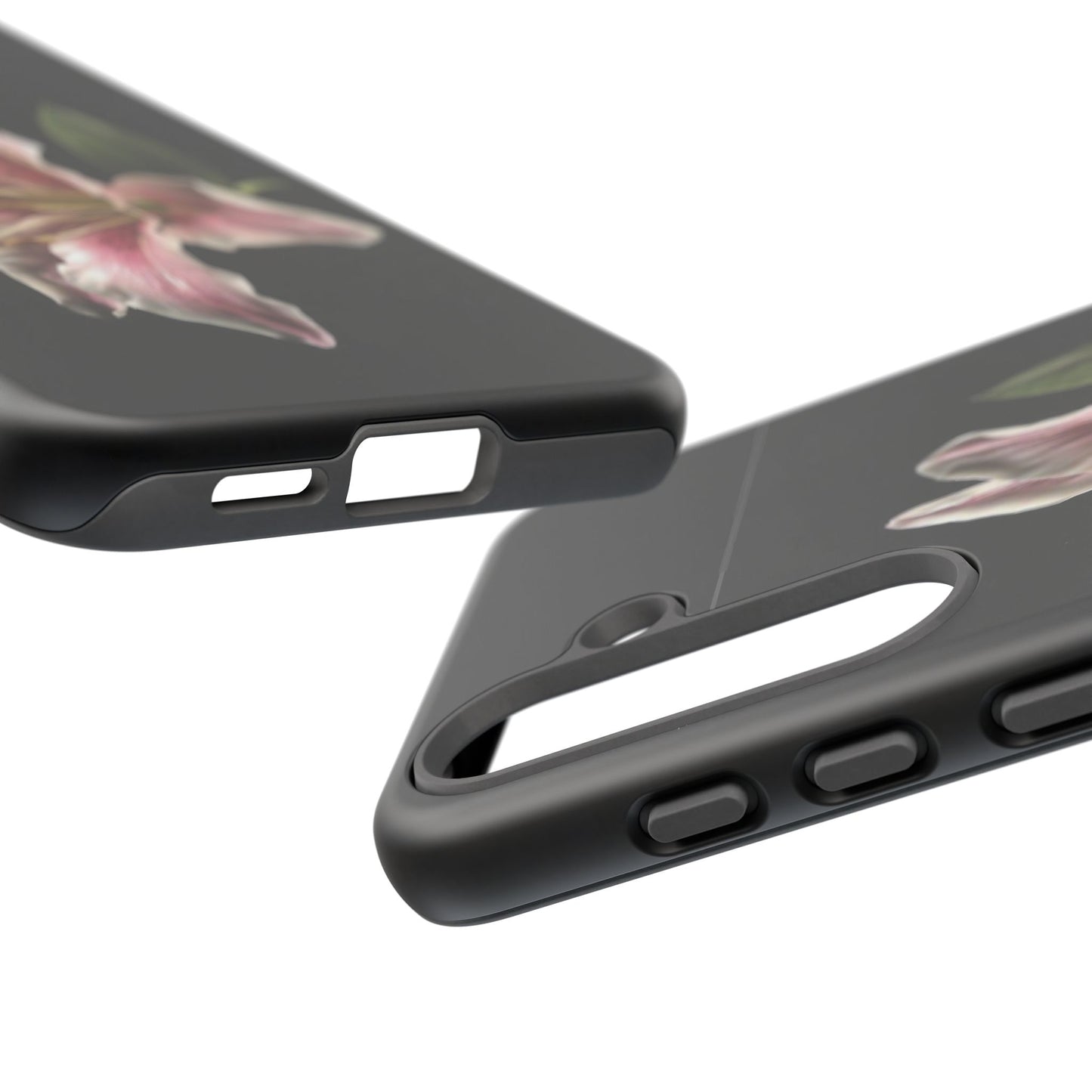 Pink Lily Tough Phone Case — Slim Protective Floral iPhone Cover