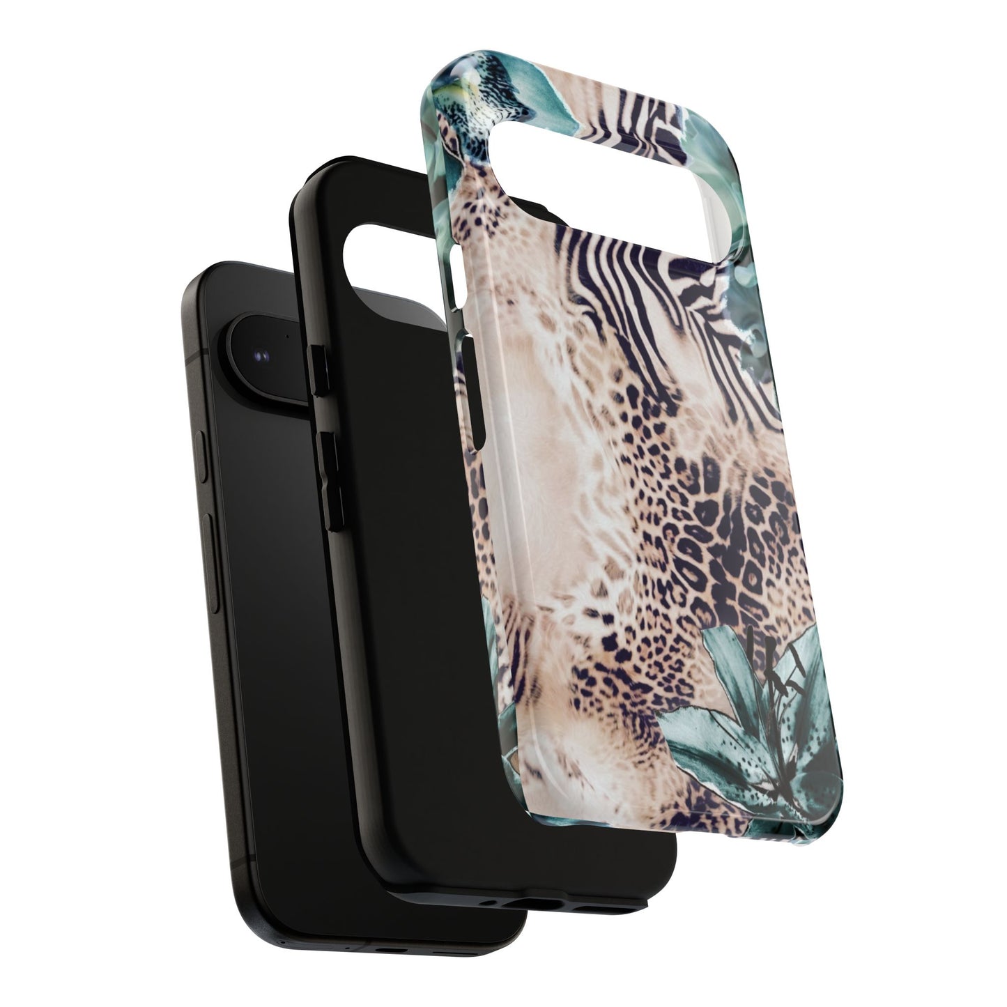 Tough Cases - Tropical Leopard & Zebra Phone Case