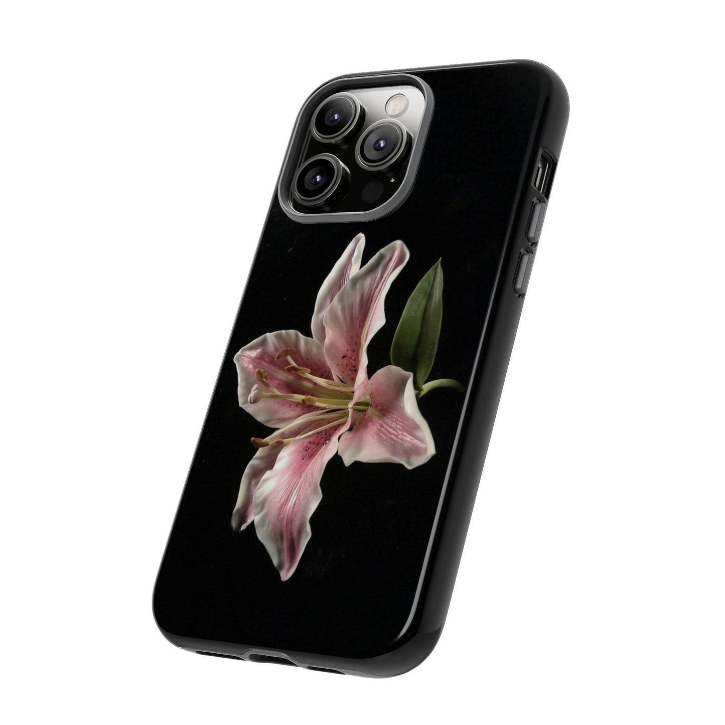 Pink Lily Tough Phone Case — Slim Protective Floral iPhone Cover