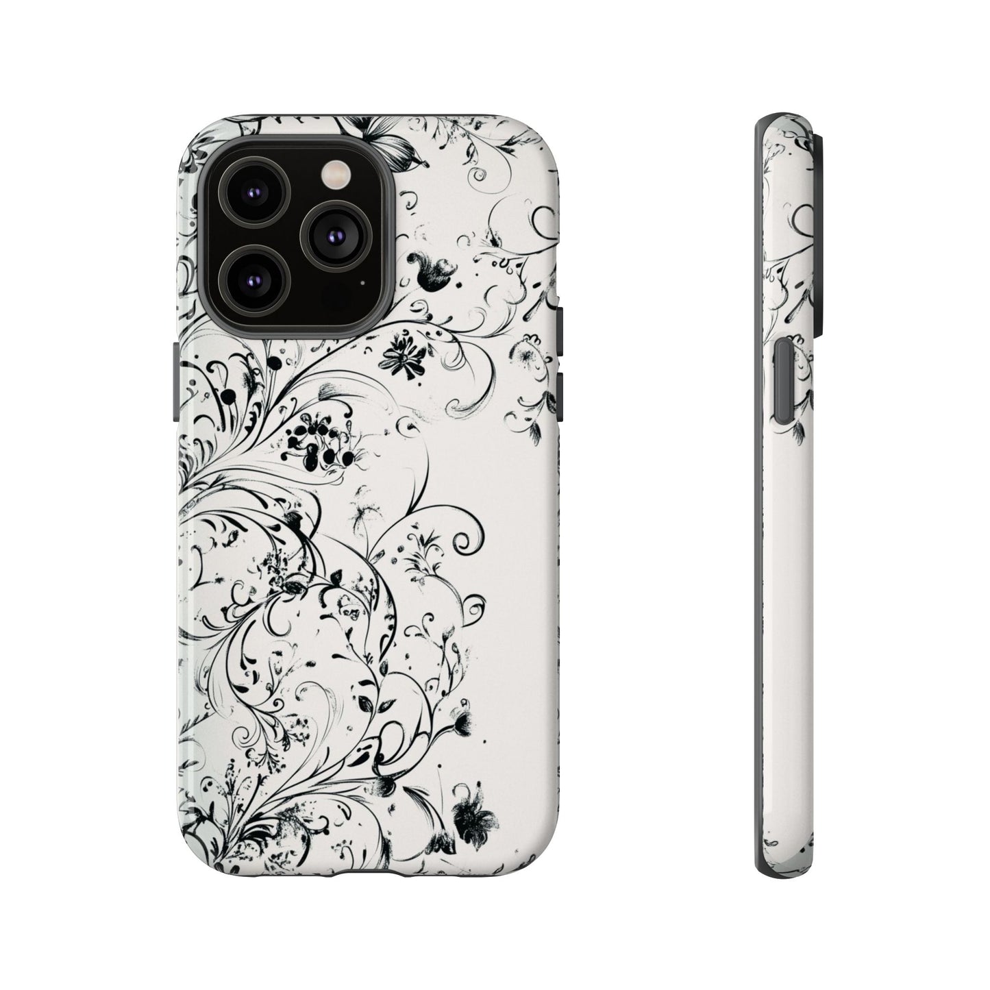 Floral Vine Tough Phone Case