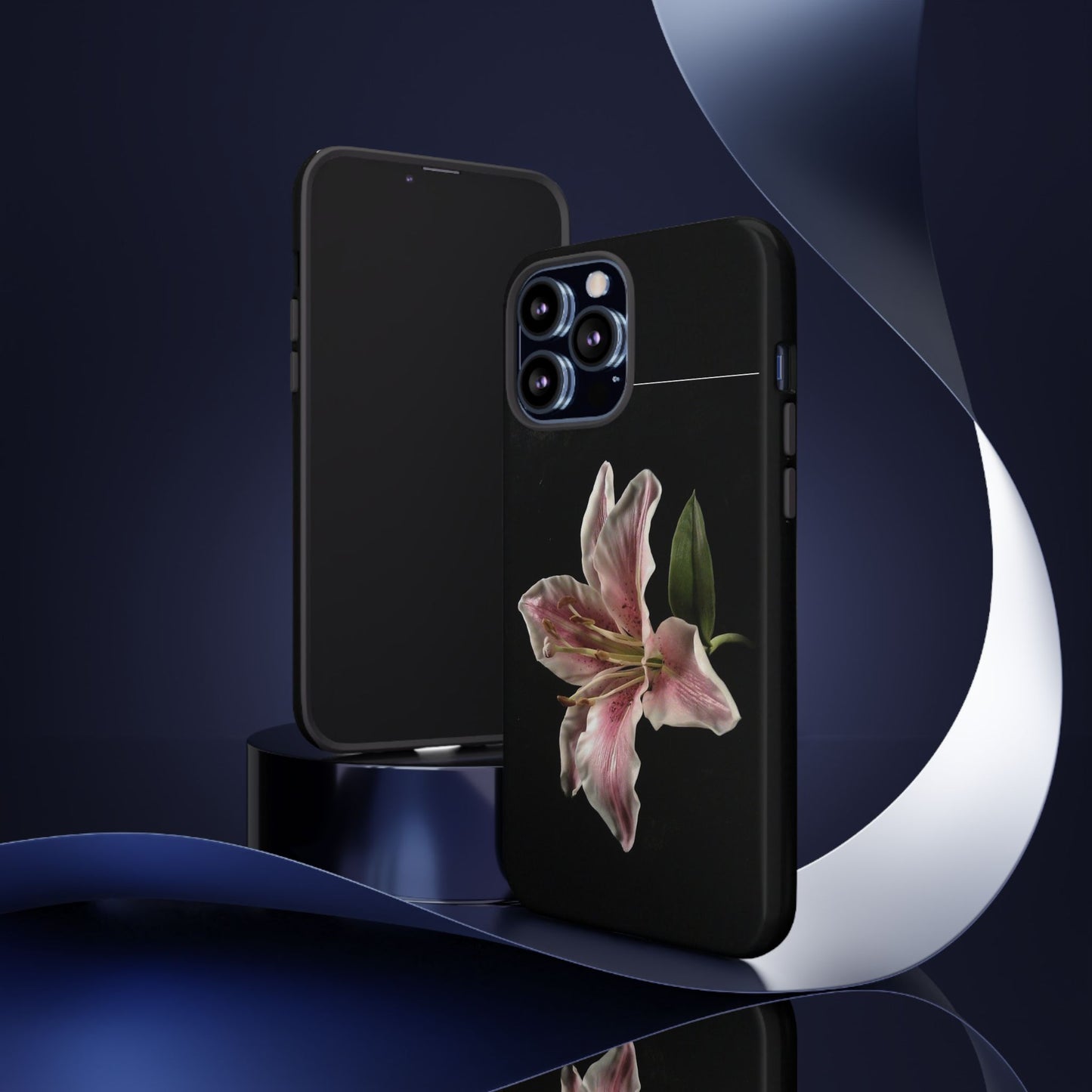 Pink Lily Tough Phone Case — Slim Protective Floral iPhone Cover