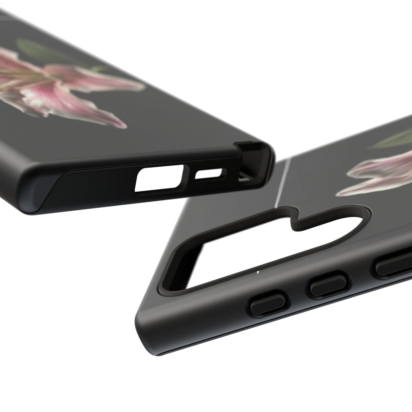 Pink Lily Tough Phone Case — Slim Protective Floral iPhone Cover