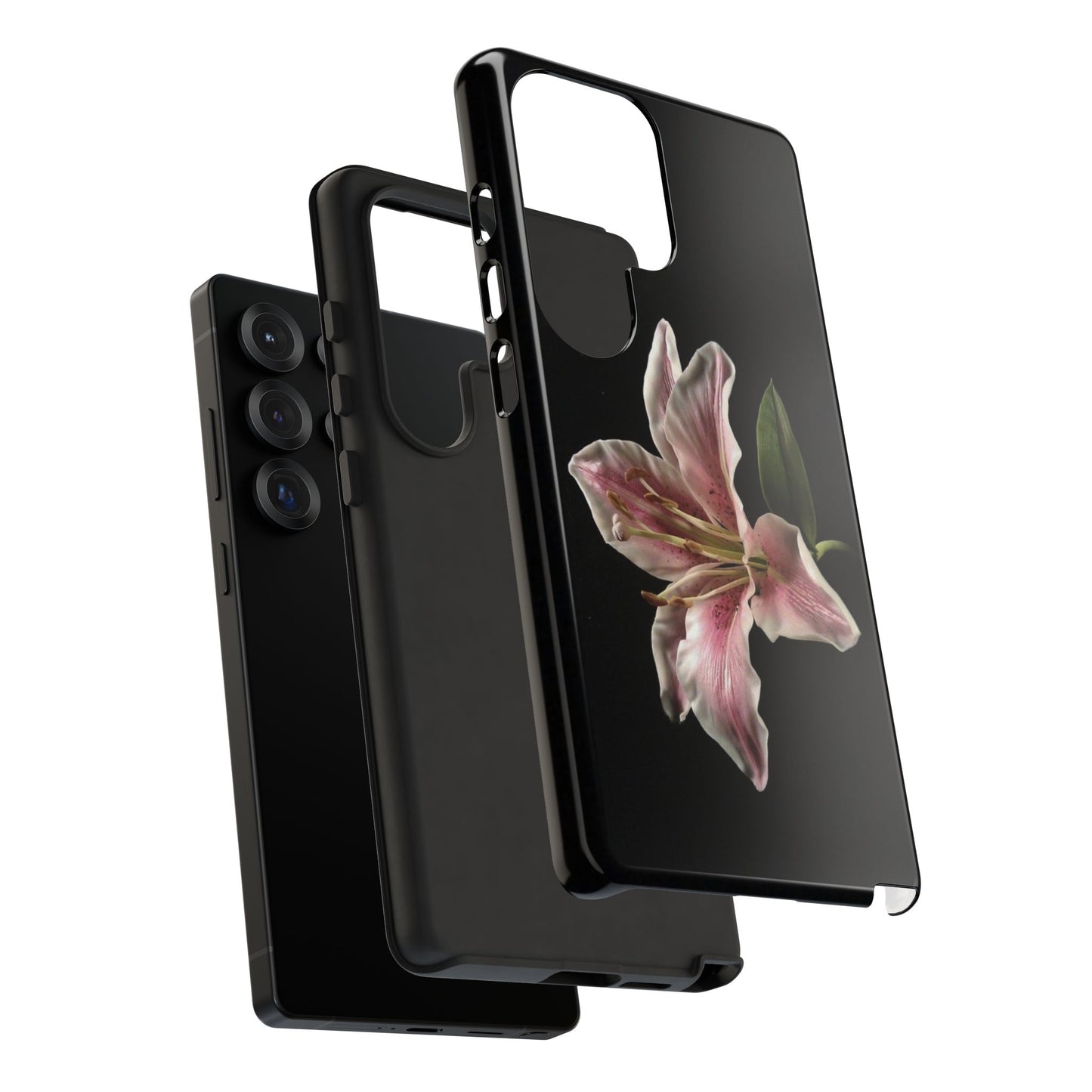 Pink Lily Tough Phone Case — Slim Protective Floral iPhone Cover