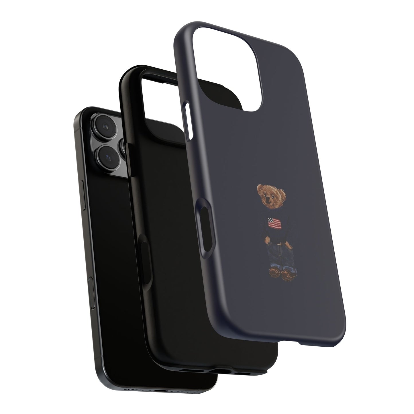 Patriotic Polo Bear Phone Case — Slim Tough Protective iPhone Cover