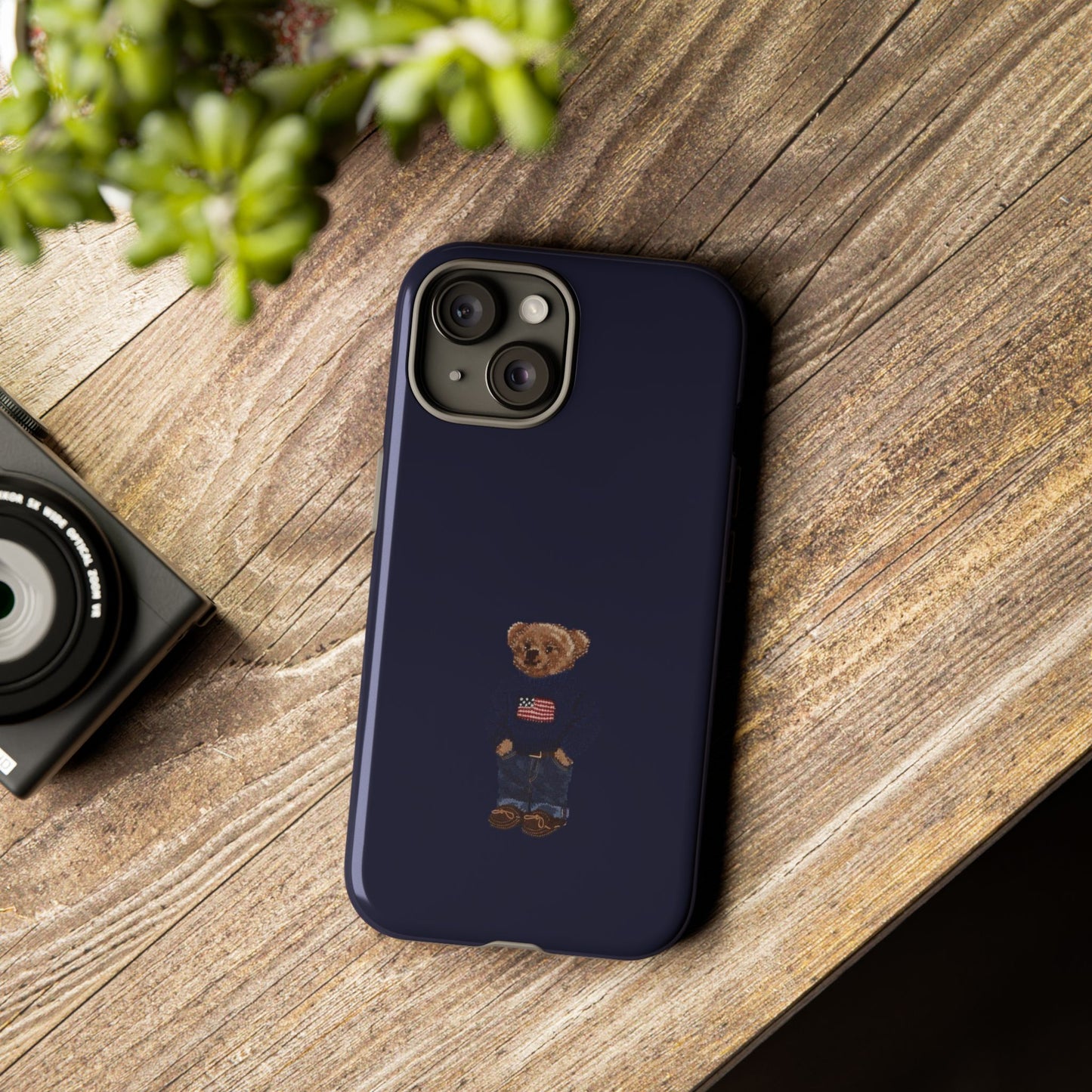 Patriotic Polo Bear Phone Case — Slim Tough Protective iPhone Cover