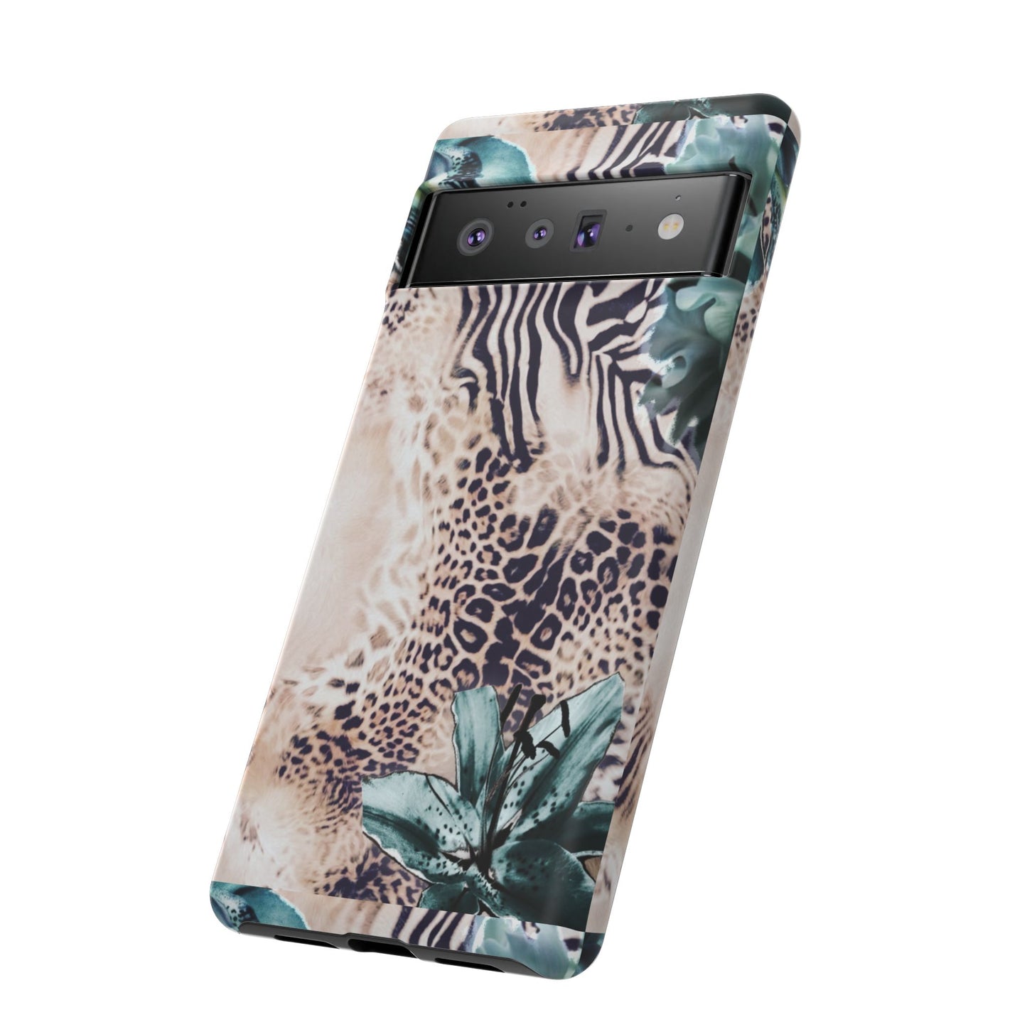 Tough Cases - Tropical Leopard & Zebra Phone Case