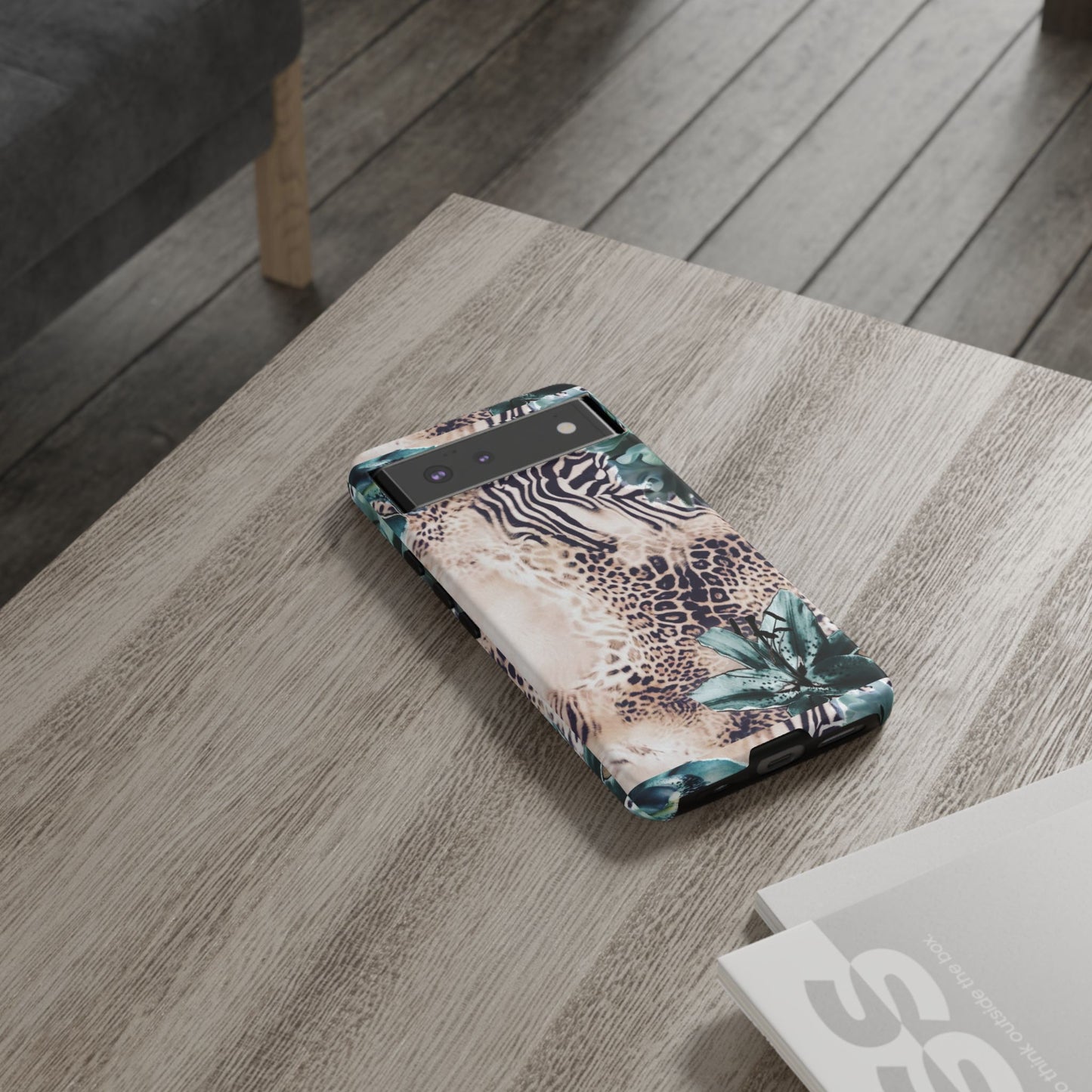 Tough Cases - Tropical Leopard & Zebra Phone Case