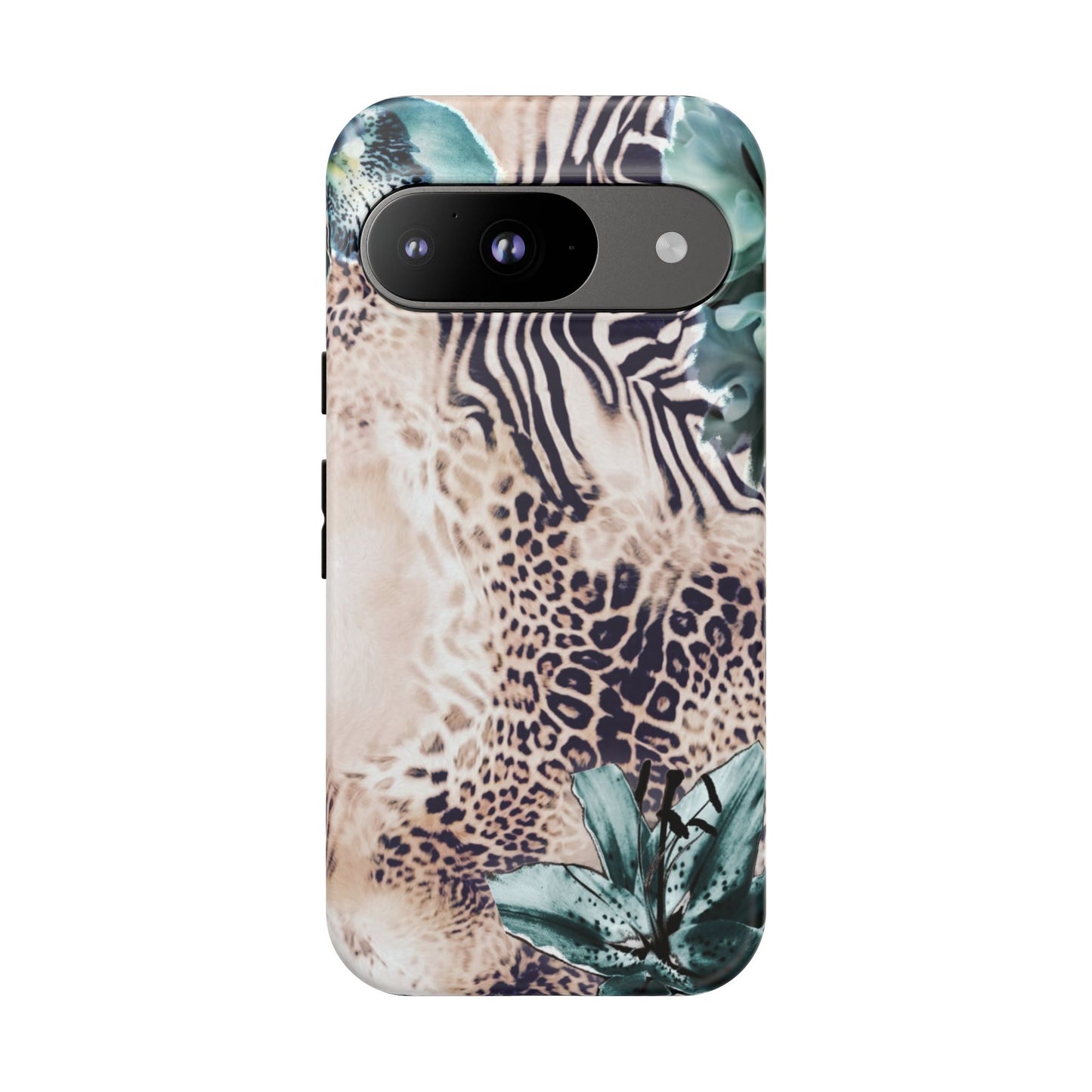 Tough Cases - Tropical Leopard & Zebra Phone Case
