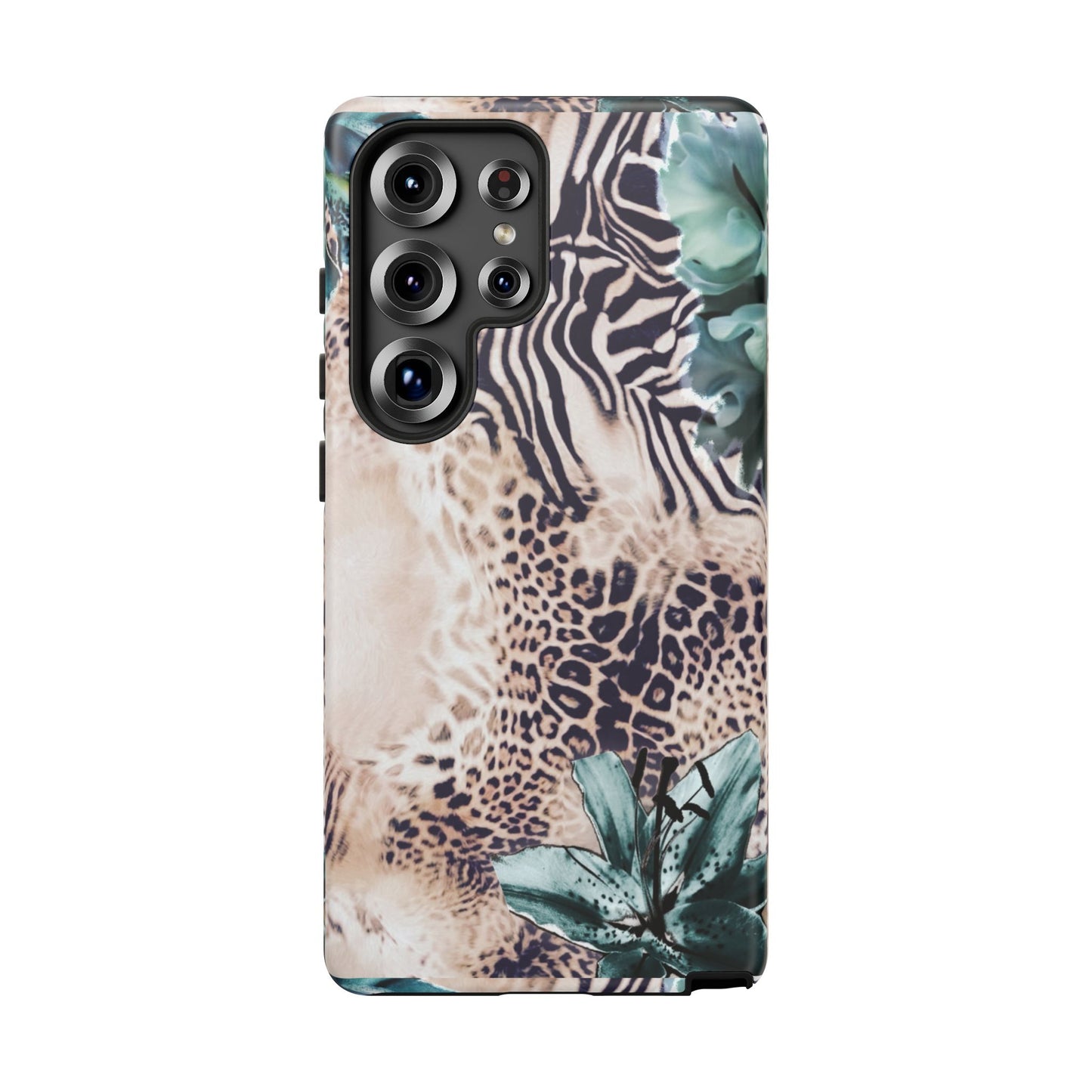 Tough Cases - Tropical Leopard & Zebra Phone Case