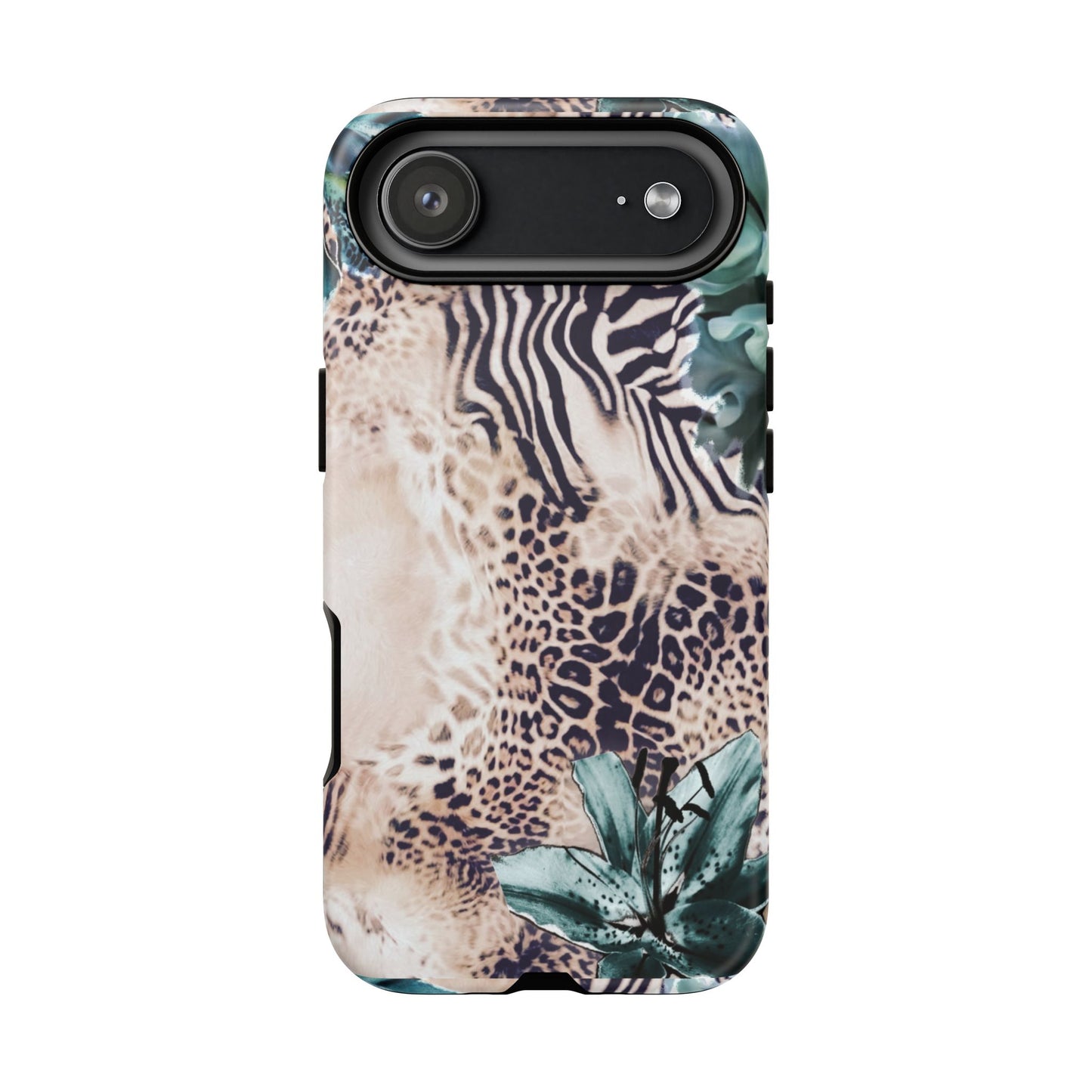 Tough Cases - Tropical Leopard & Zebra Phone Case