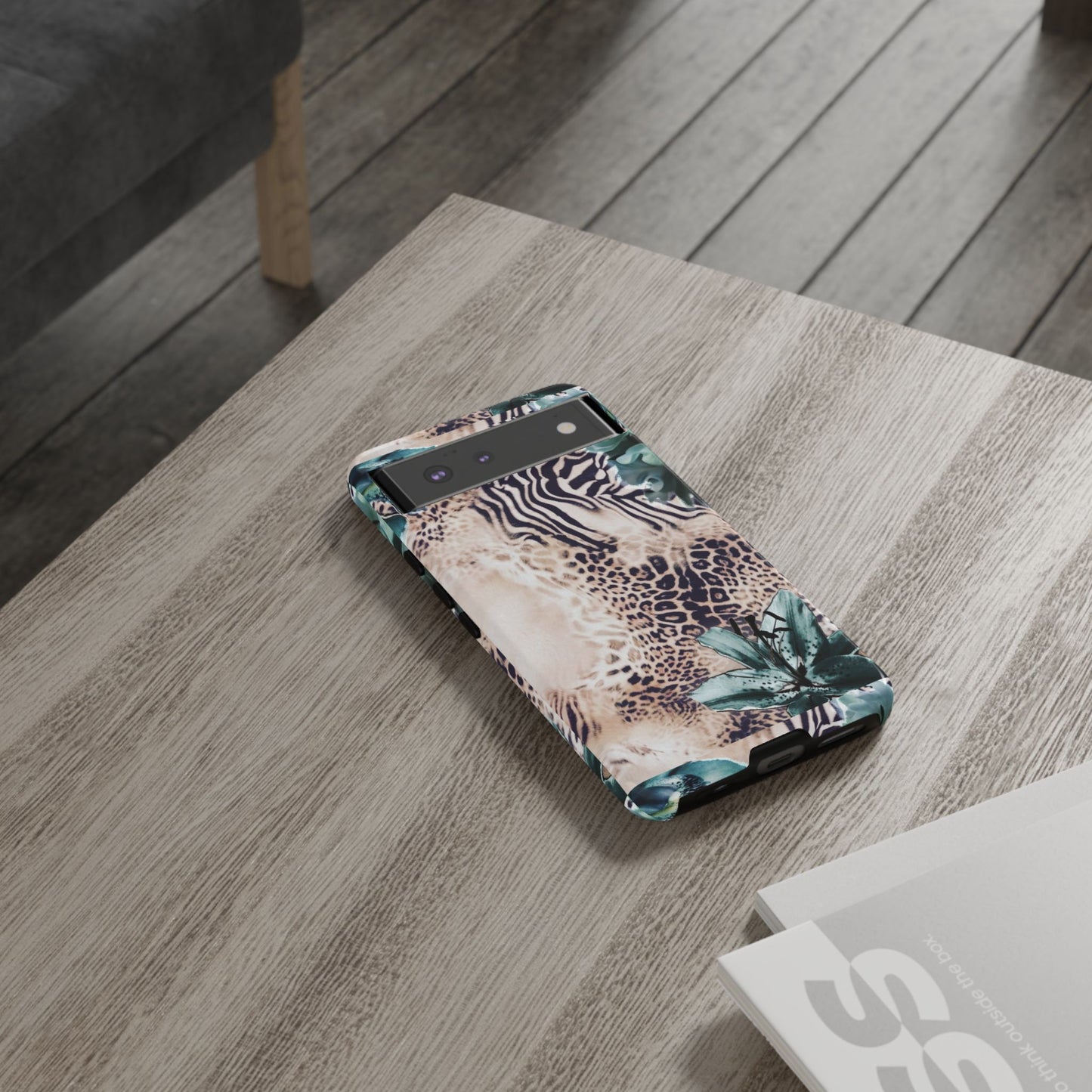 Tough Cases - Tropical Leopard & Zebra Phone Case