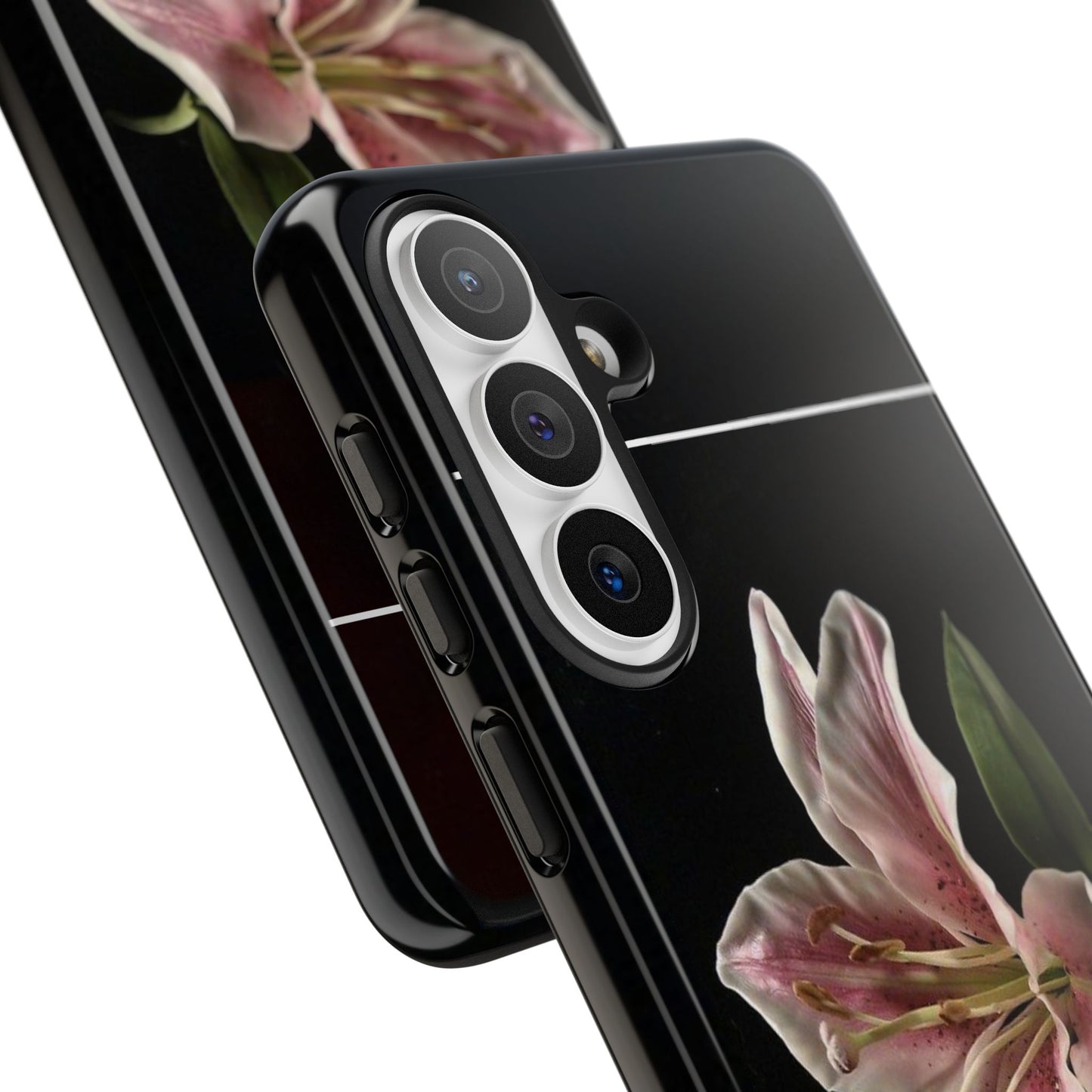 Pink Lily Tough Phone Case — Slim Protective Floral iPhone Cover