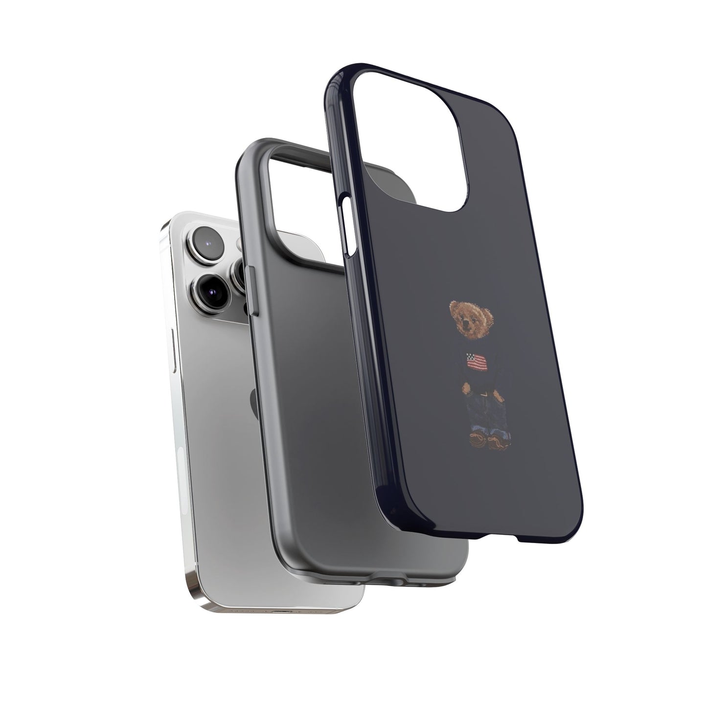 Patriotic Polo Bear Phone Case — Slim Tough Protective iPhone Cover