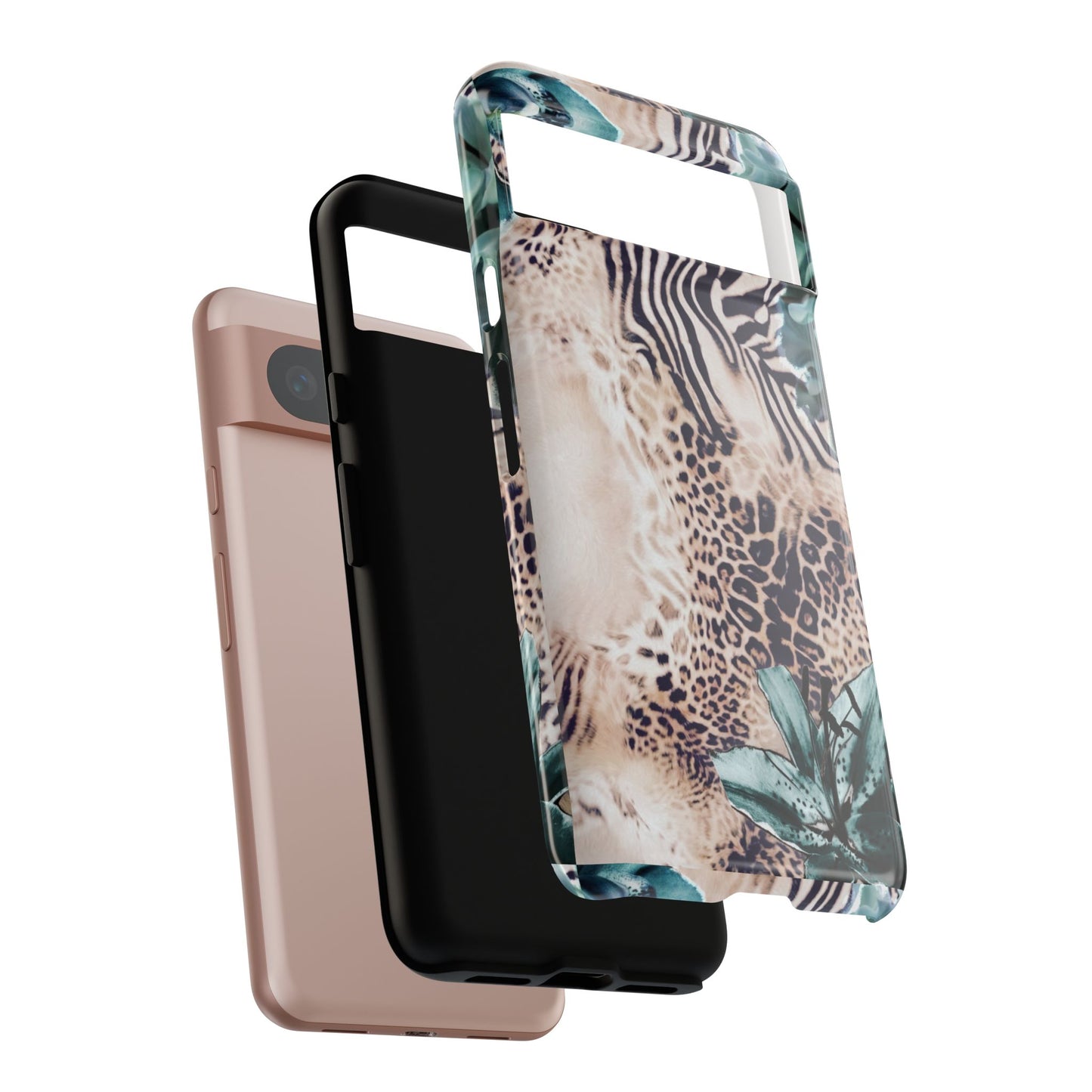 Tough Cases - Tropical Leopard & Zebra Phone Case