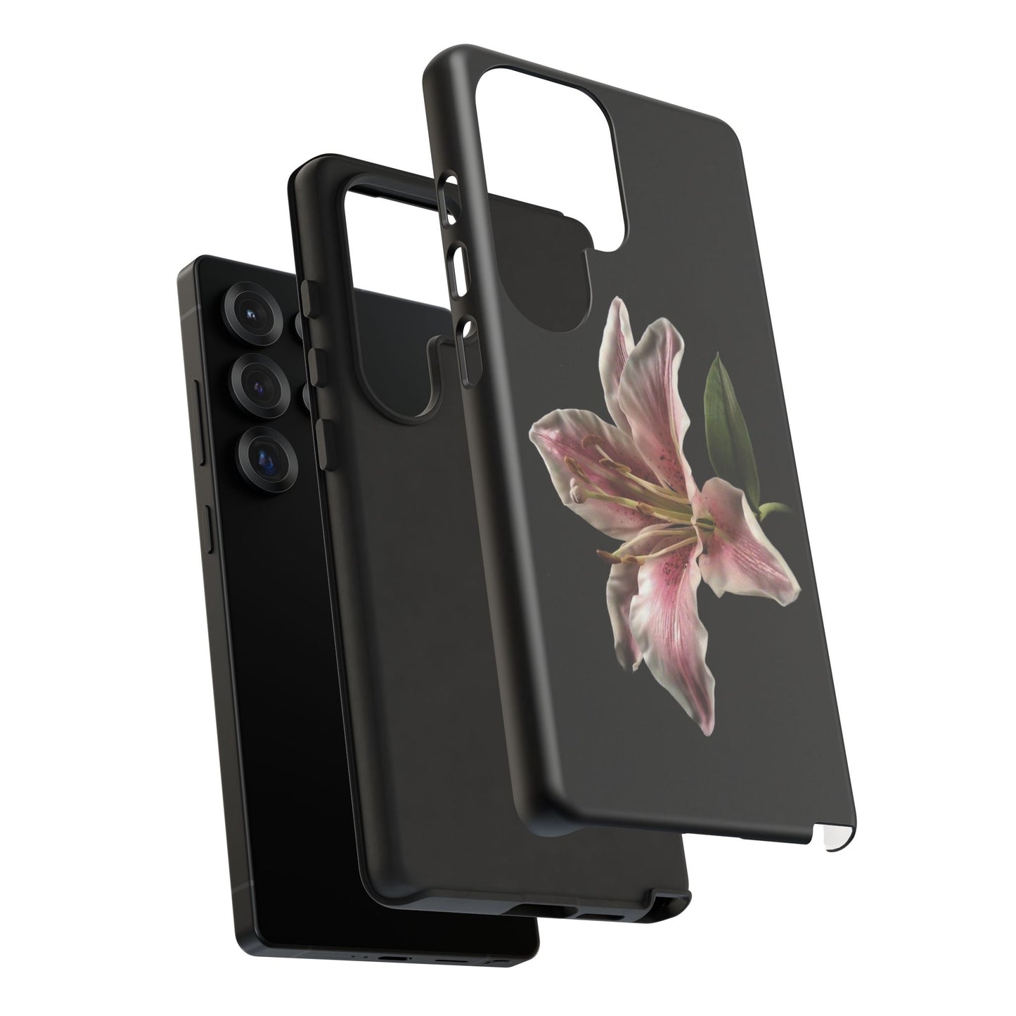 Pink Lily Tough Phone Case — Slim Protective Floral iPhone Cover