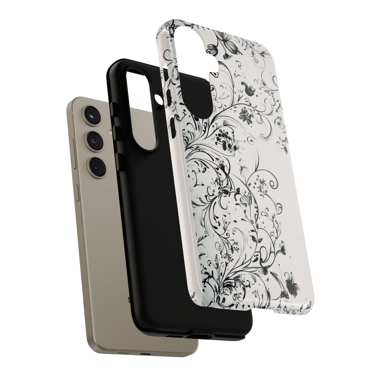 Floral Vine Tough Phone Case