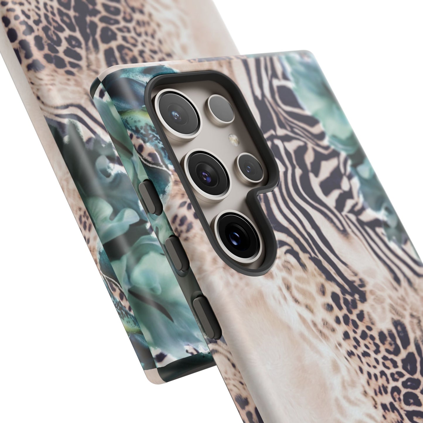 Tough Cases - Tropical Leopard & Zebra Phone Case