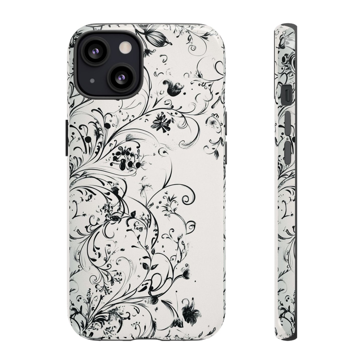 Floral Vine Tough Phone Case