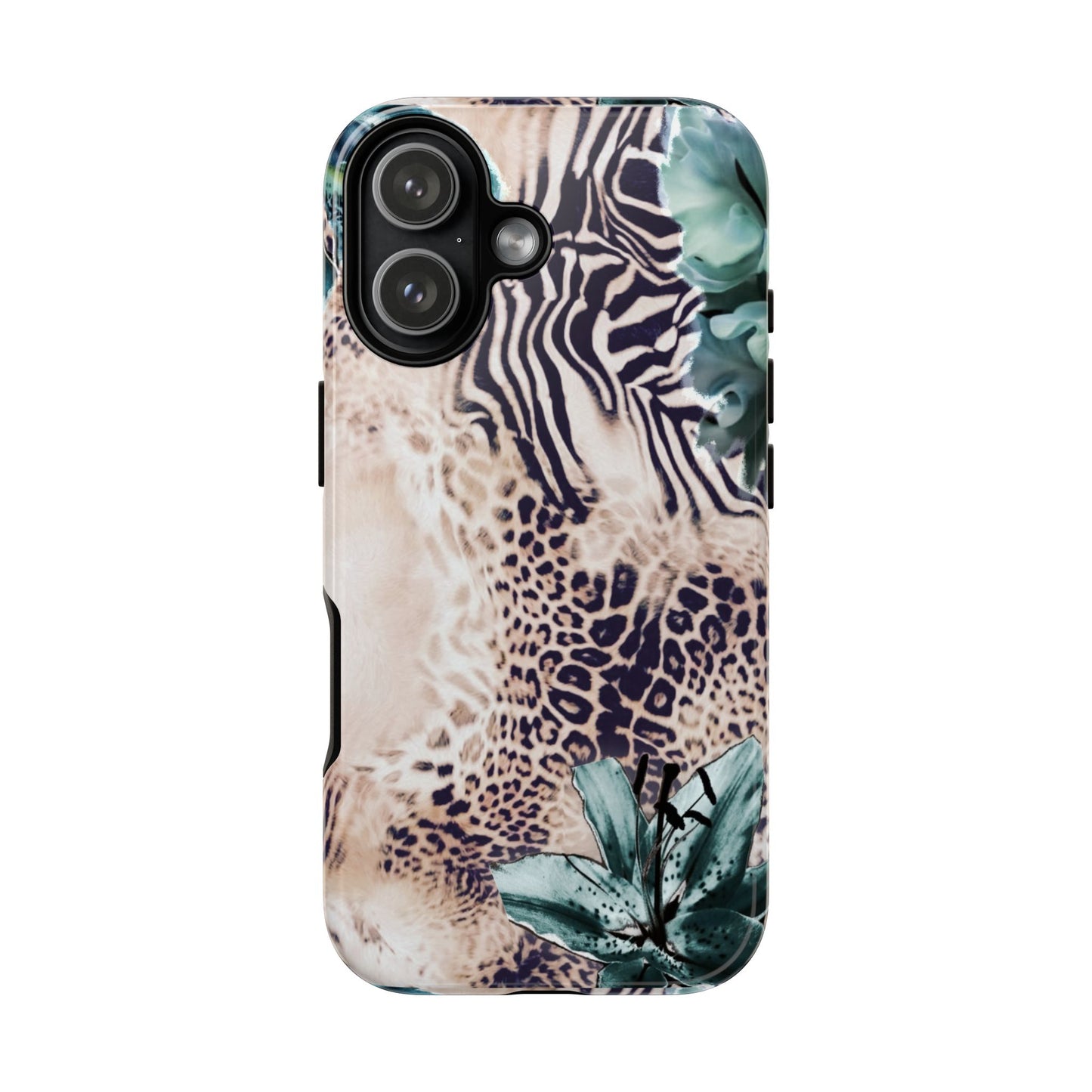 Tough Cases - Tropical Leopard & Zebra Phone Case