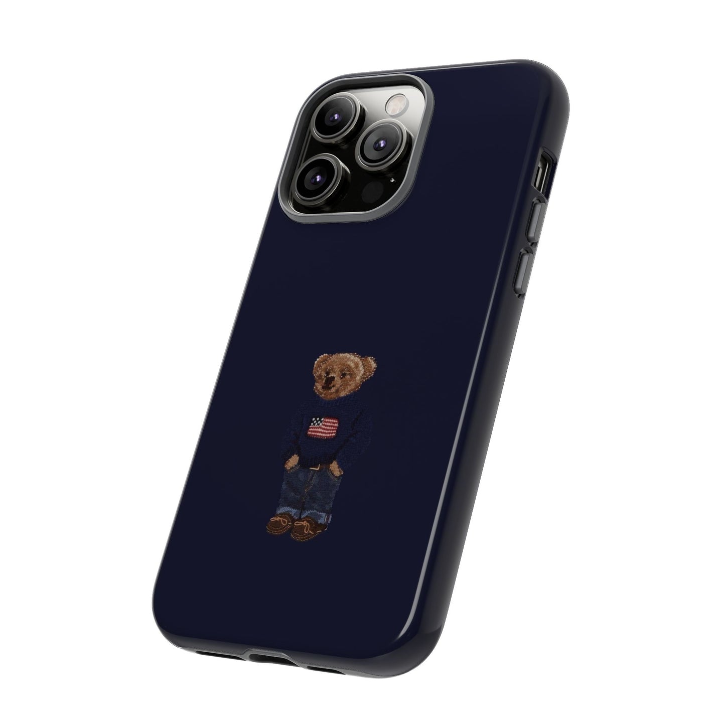 Patriotic Polo Bear Phone Case — Slim Tough Protective iPhone Cover
