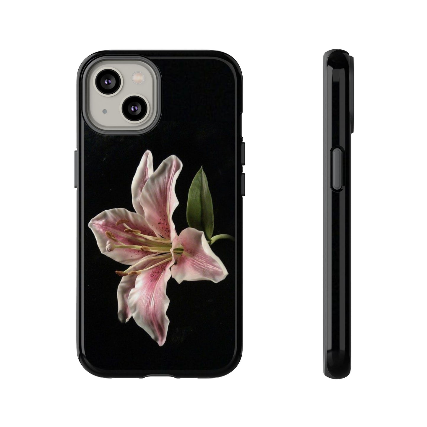 Pink Lily Tough Phone Case — Slim Protective Floral iPhone Cover