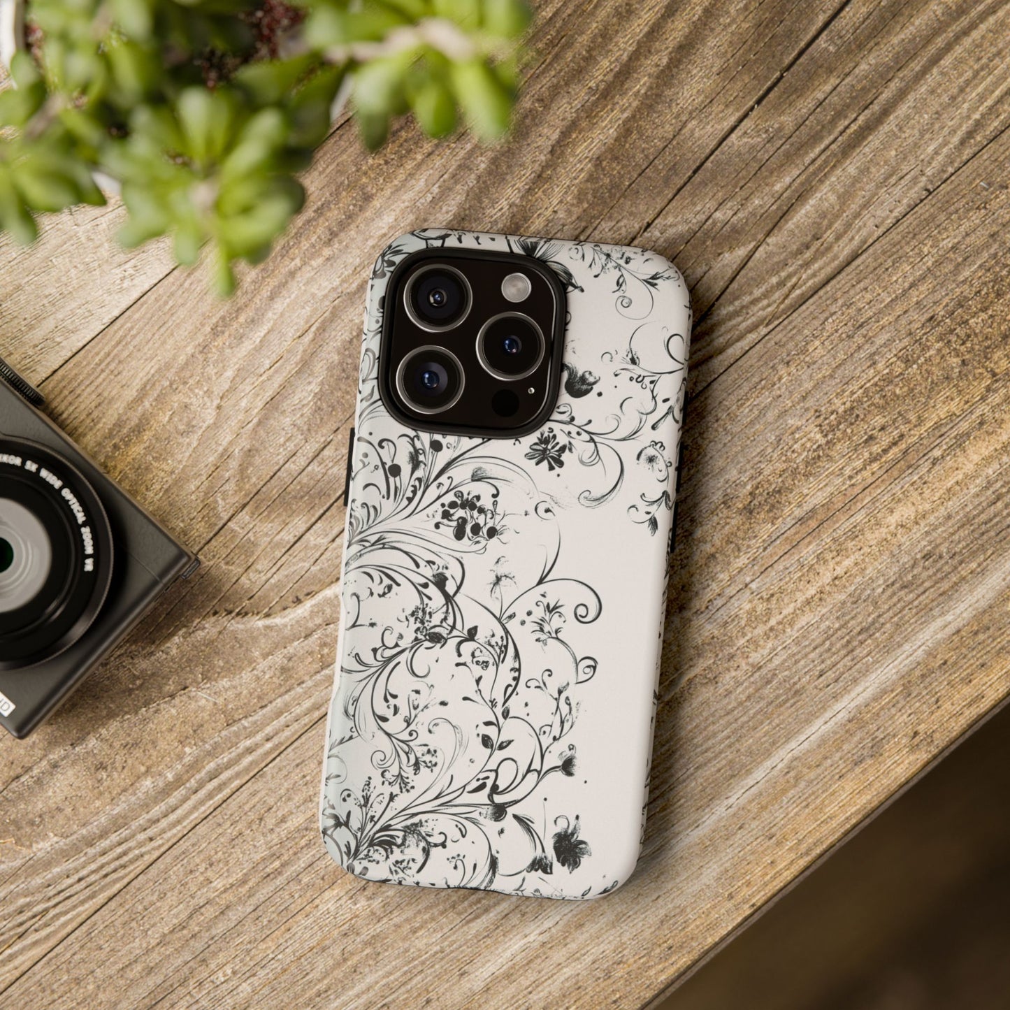 Floral Vine Tough Phone Case