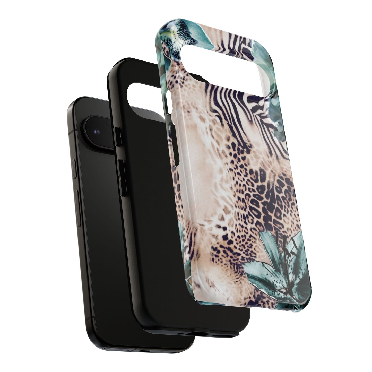 Tough Cases - Tropical Leopard & Zebra Phone Case