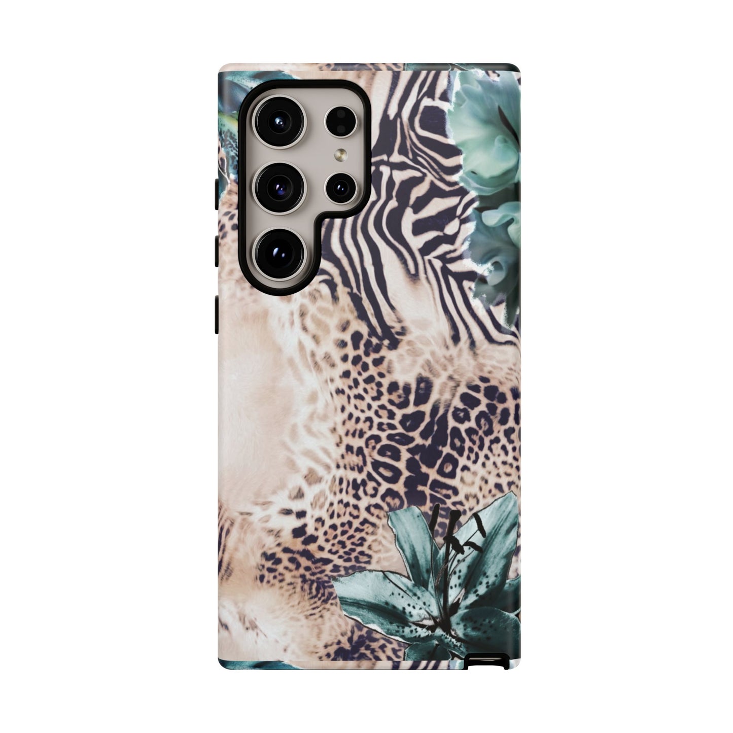 Tough Cases - Tropical Leopard & Zebra Phone Case