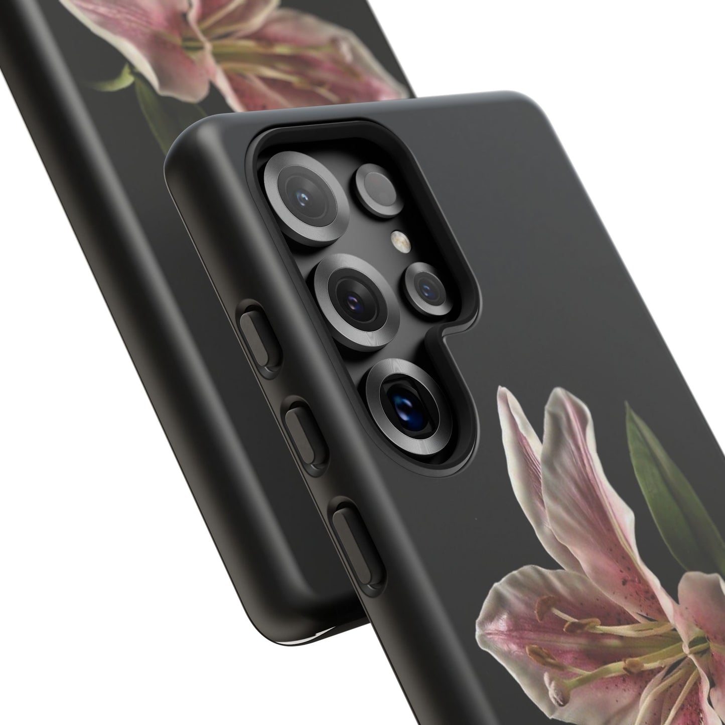Pink Lily Tough Phone Case — Slim Protective Floral iPhone Cover