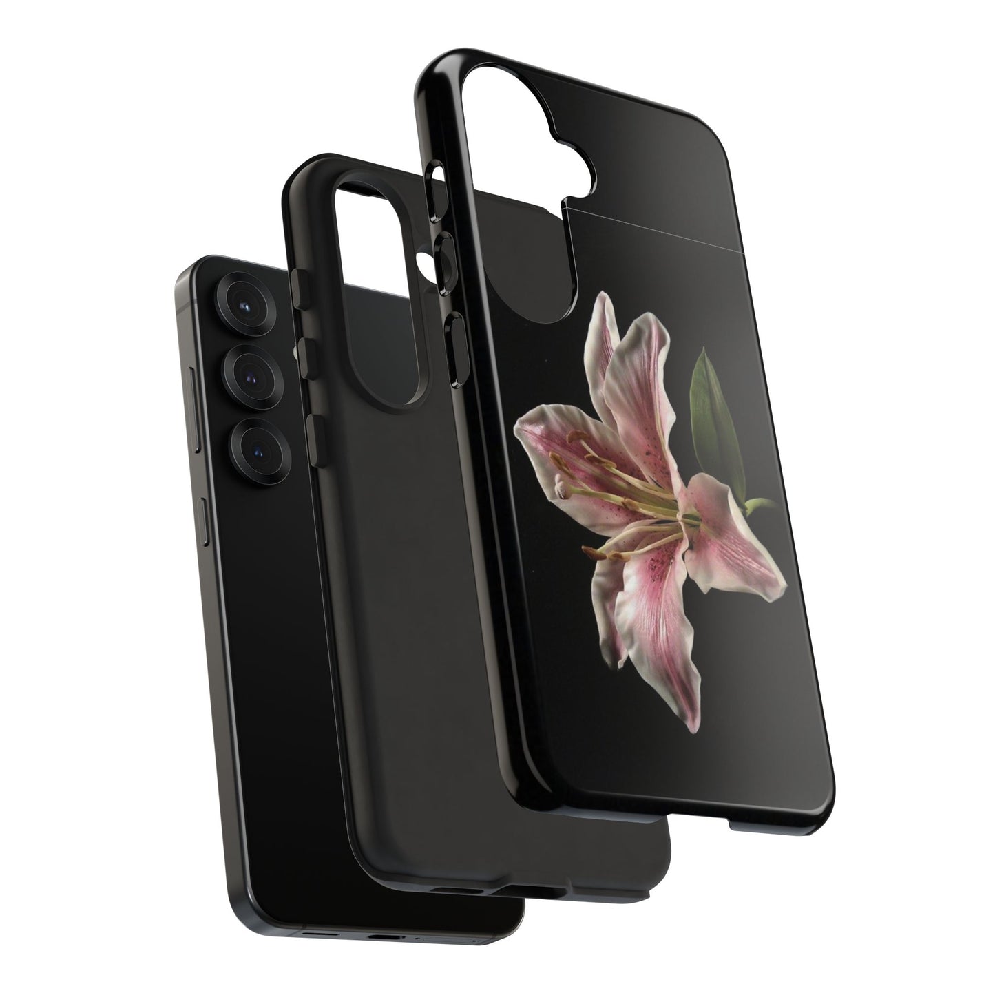 Pink Lily Tough Phone Case — Slim Protective Floral iPhone Cover