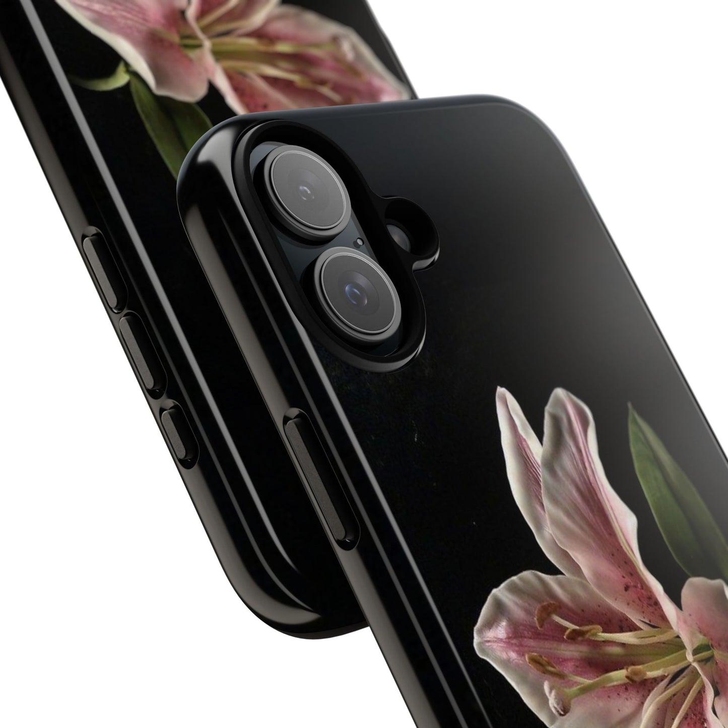 Pink Lily Tough Phone Case — Slim Protective Floral iPhone Cover