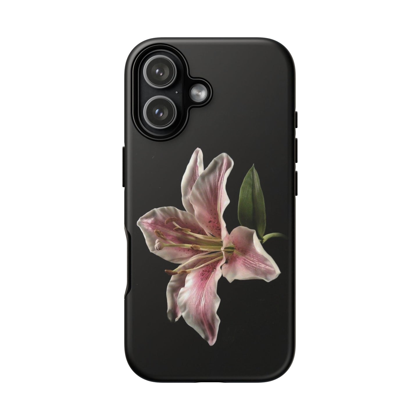 Pink Lily Tough Phone Case — Slim Protective Floral iPhone Cover