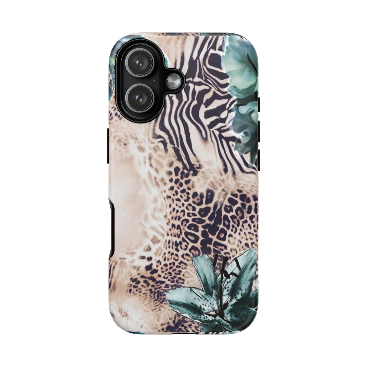 Tough Cases - Tropical Leopard & Zebra Phone Case