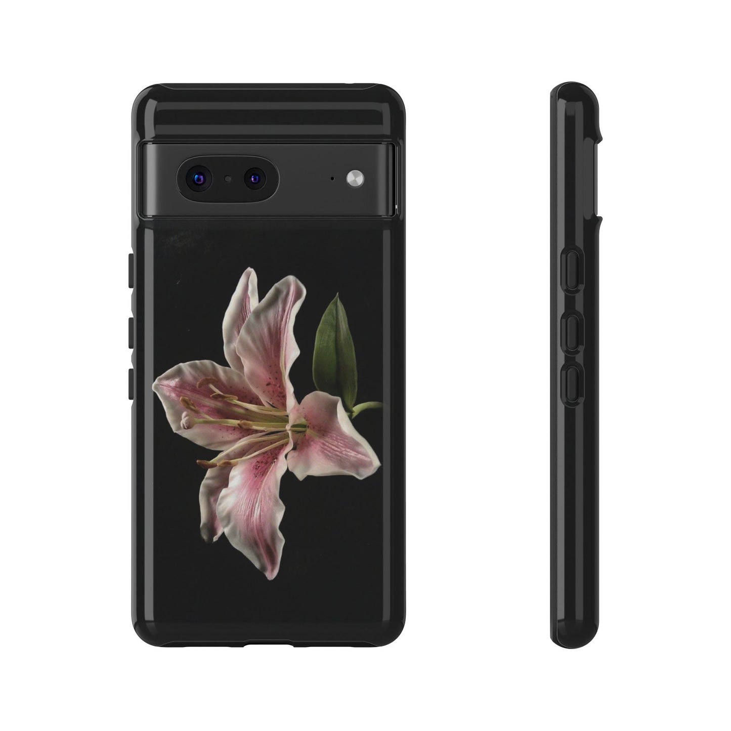 Pink Lily Tough Phone Case — Slim Protective Floral iPhone Cover